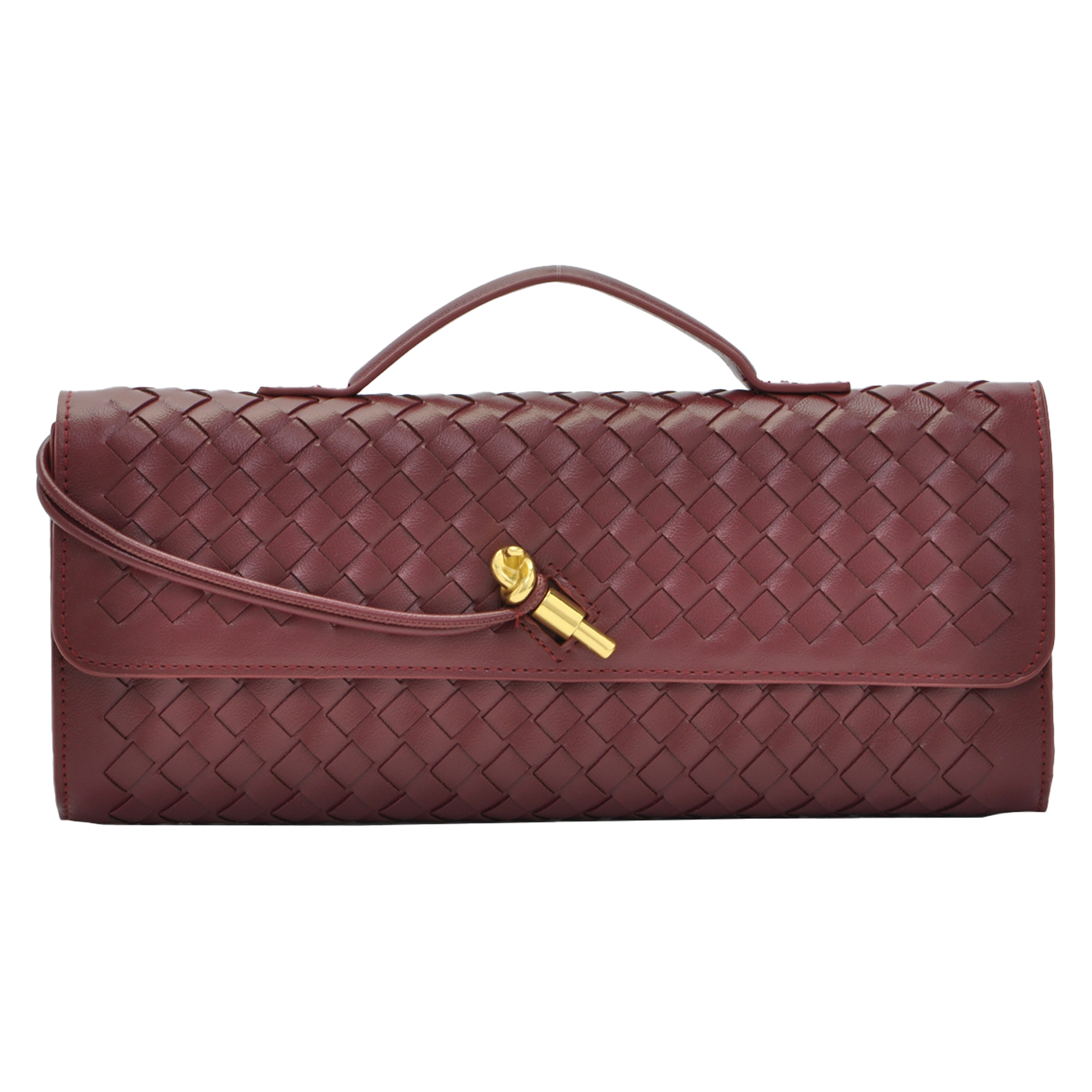 Pu Fashion Woven Hand-Held Diagonal Cross Bag 8