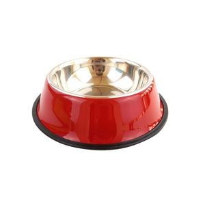 29cm Colorful Steel Pet Bowl Food Tray 5