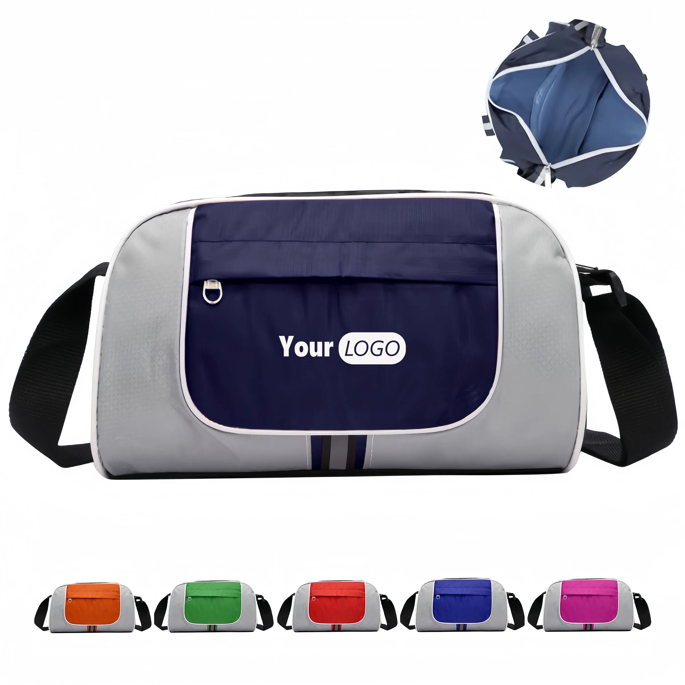 Polyester Single Shoulder Large Capacity Crossbody Bag 6