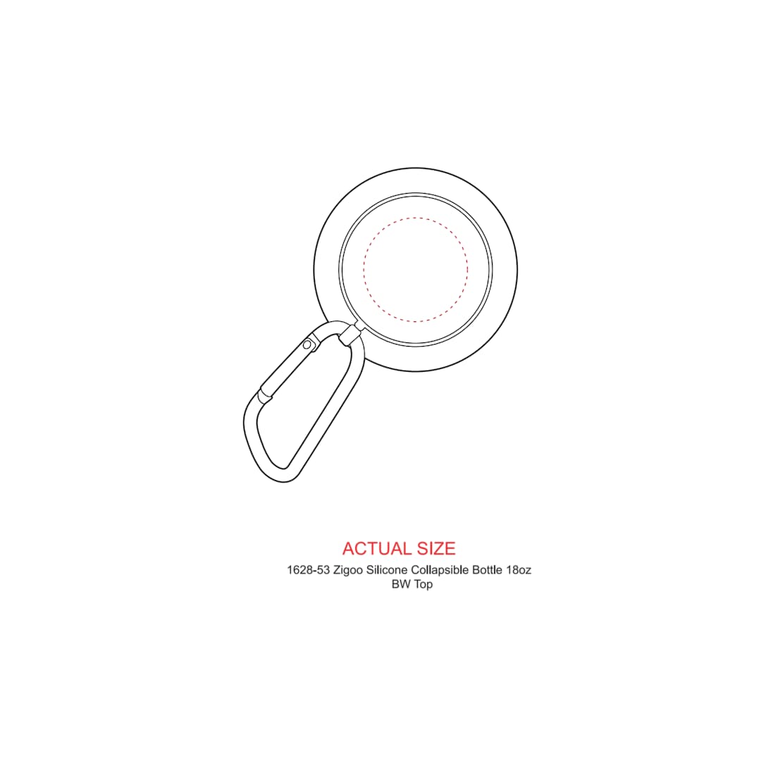 Zigoo Silicone Collapsible Bottle 18oz 74