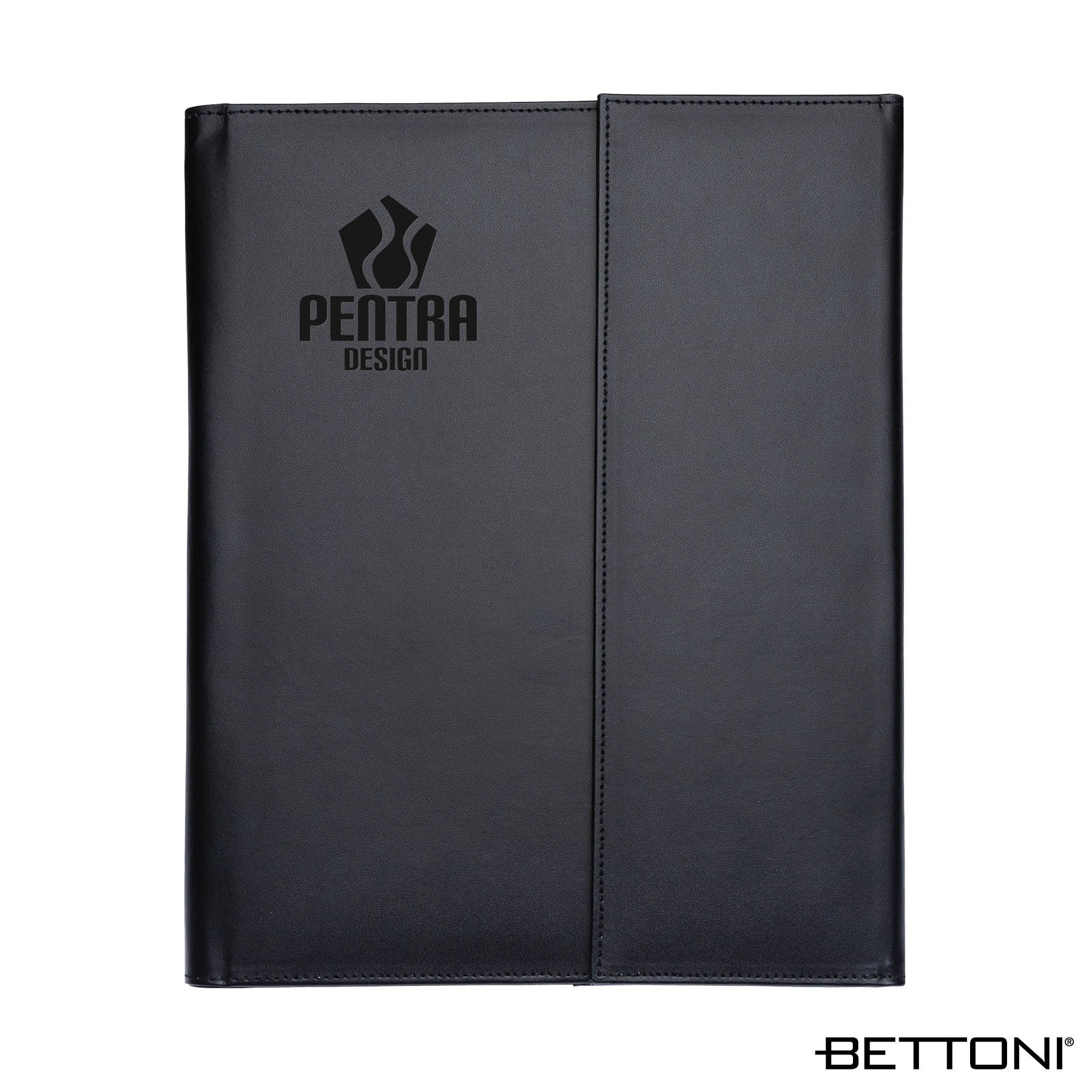 Bettoni®  Atrani Bonded Leather Letter Size Padfolio 6
