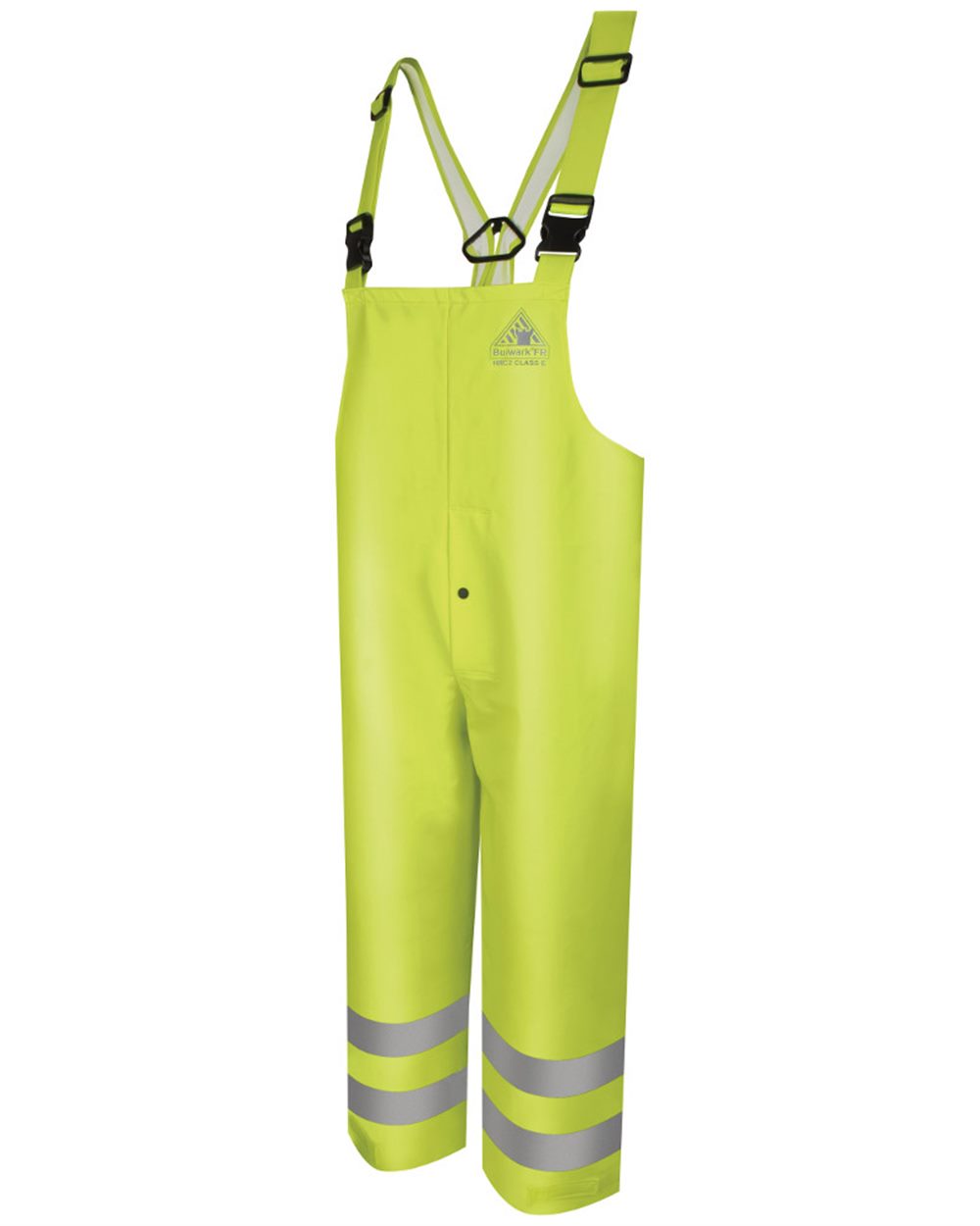 Hi-Visibility Flame-Resistant Rain Bib Overall 10 oz