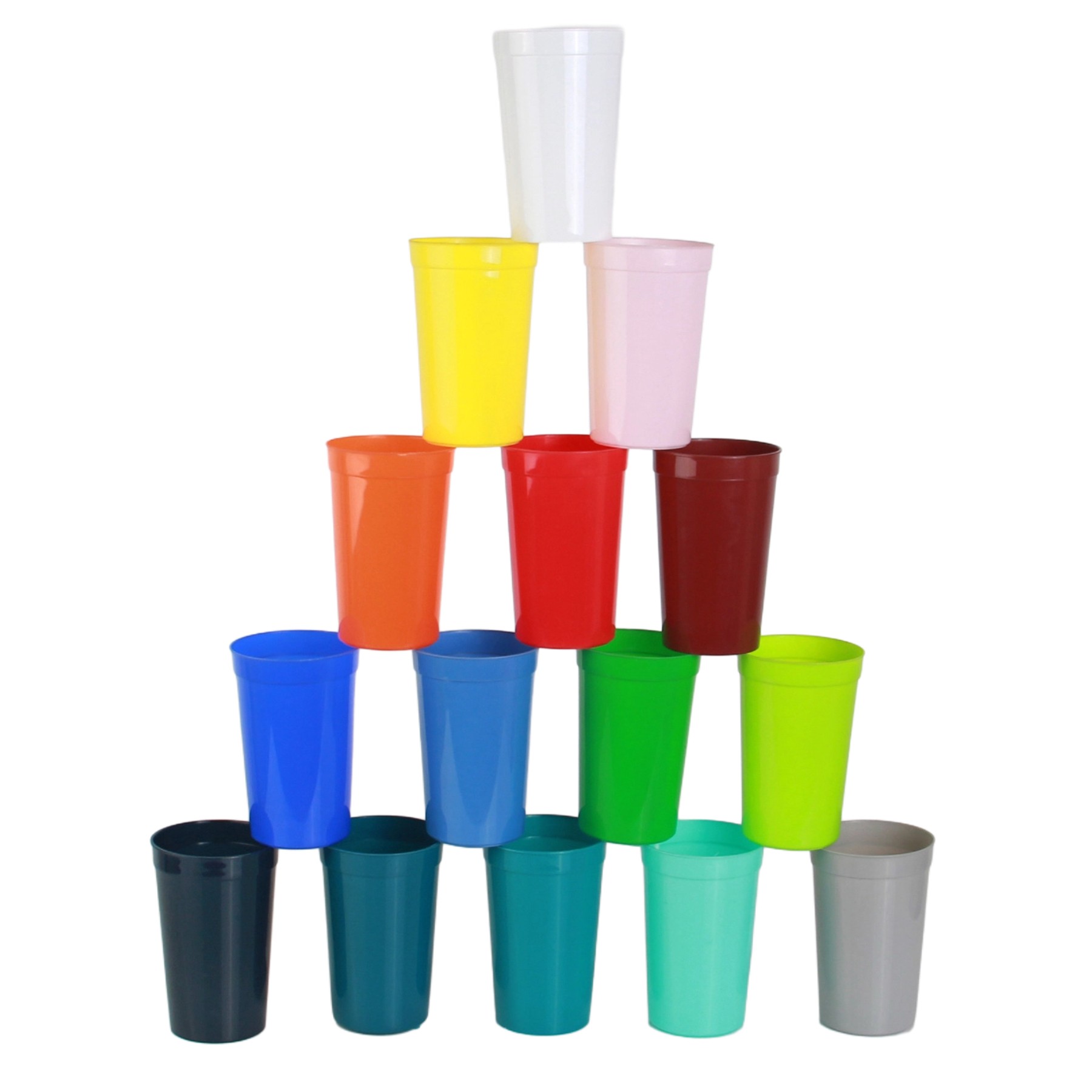 16Oz. Reusable Smooth Plastic Stadium Cup 2