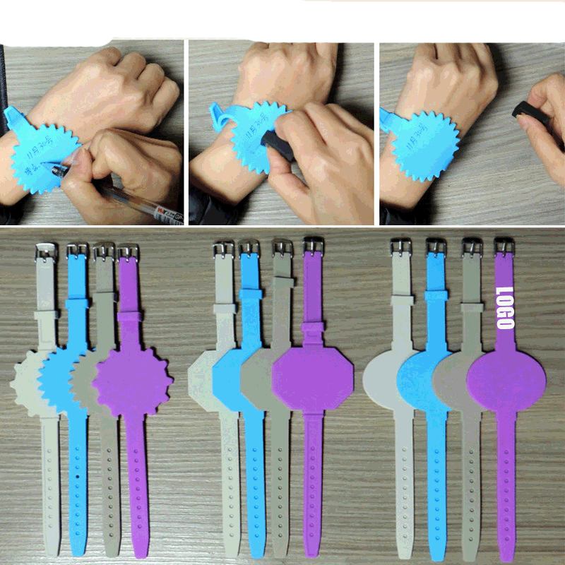 Silicone Memo Wrist Band/Wearable Nurse Notepad in Watch Shape 2