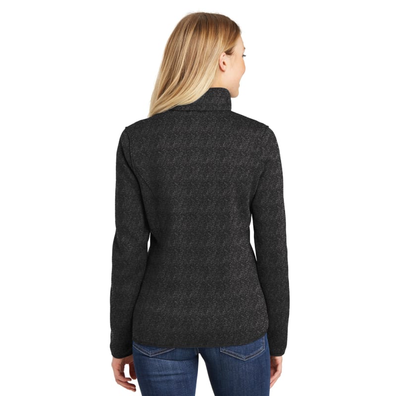 Port Authority Women's Sweater Fleece Jacket. 15