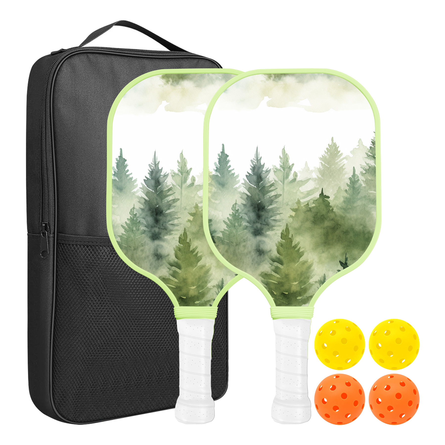 Custom Pickleball Racket Paddle & Ball Set With Carrying Bag 3