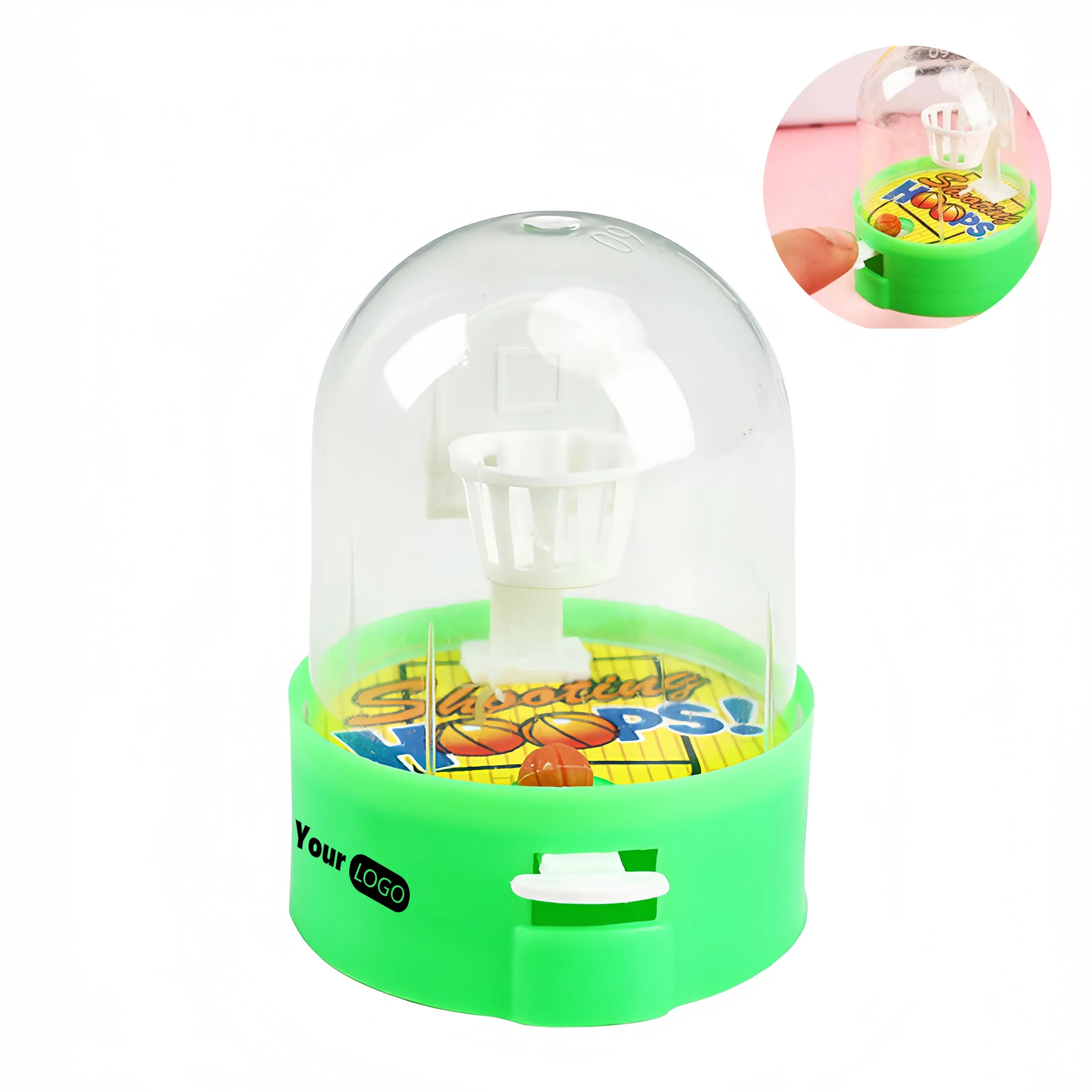 Plastic Mini Finger Shooting Game Console With 10 Pieces Per 3