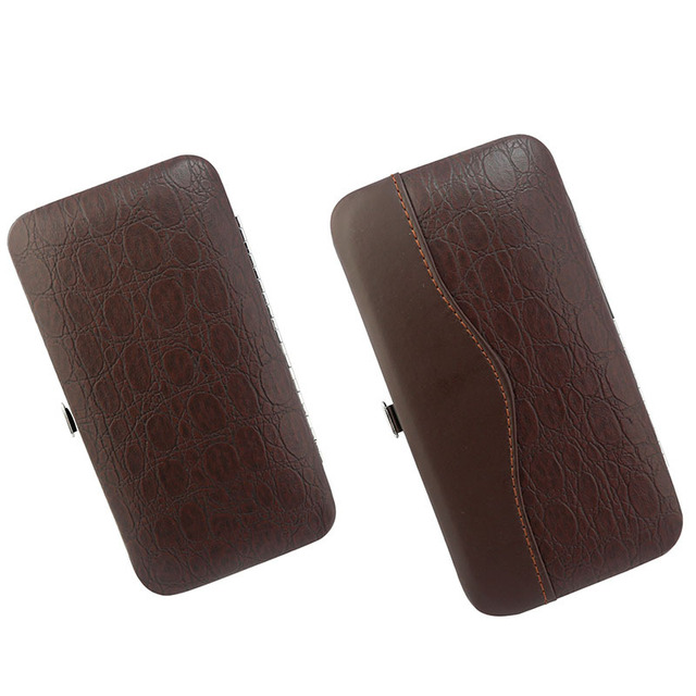 High Stainless Steel Nail Clippers Sets w/ Portable Stylish Case 3