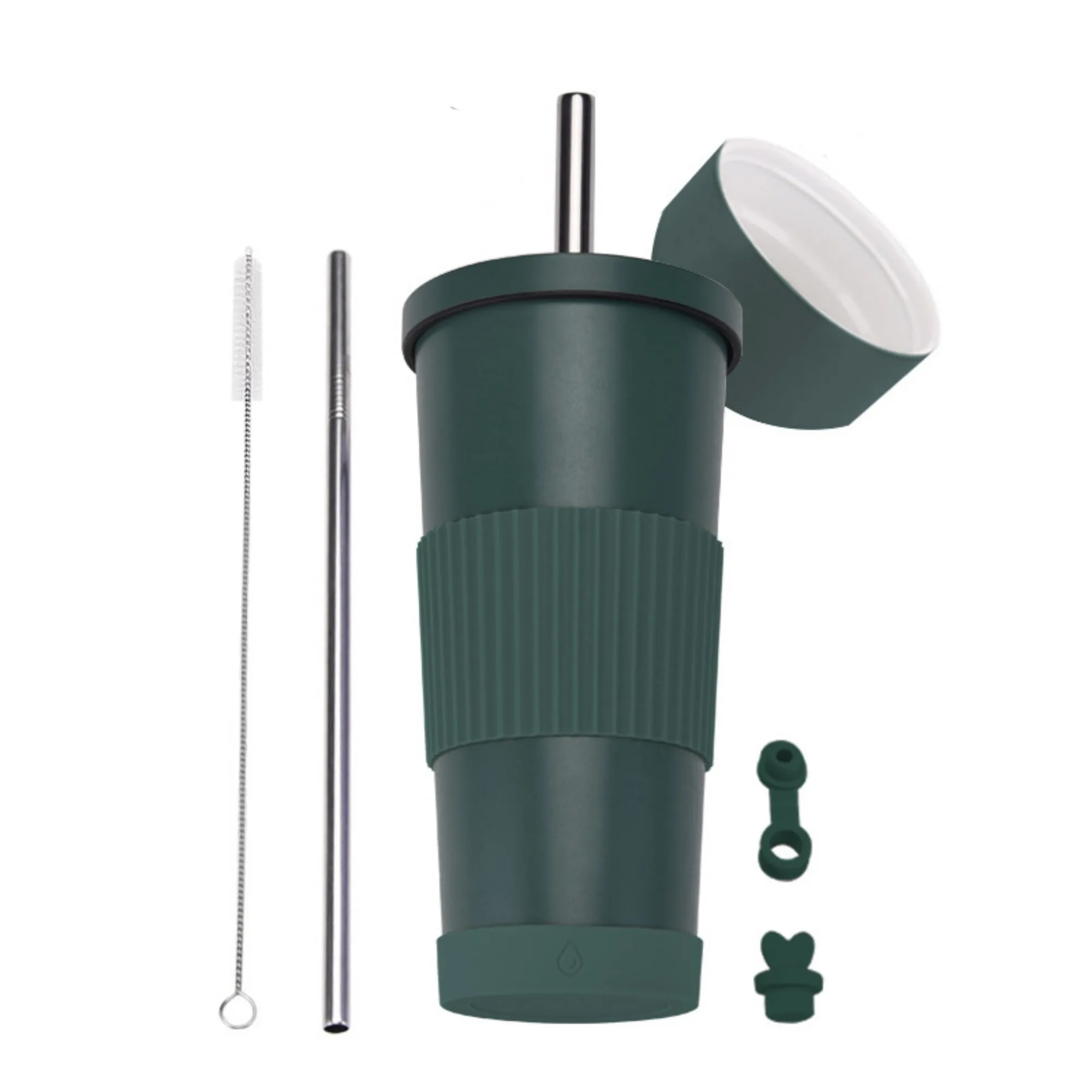 24oz Stainless Steel Straw Cup With Ceramic Inner Liner 21