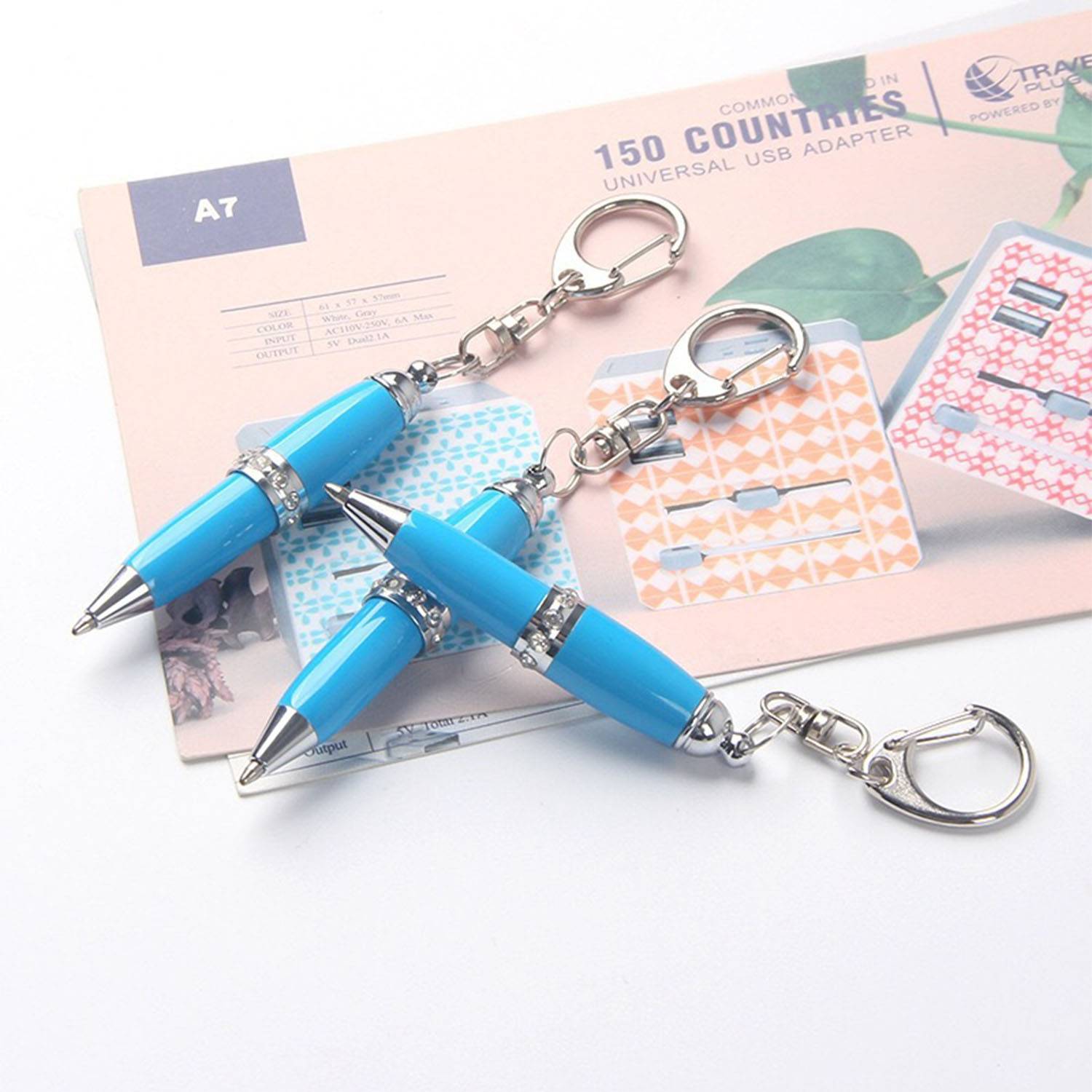Keychain Short Metal Ballpoint Pen 5