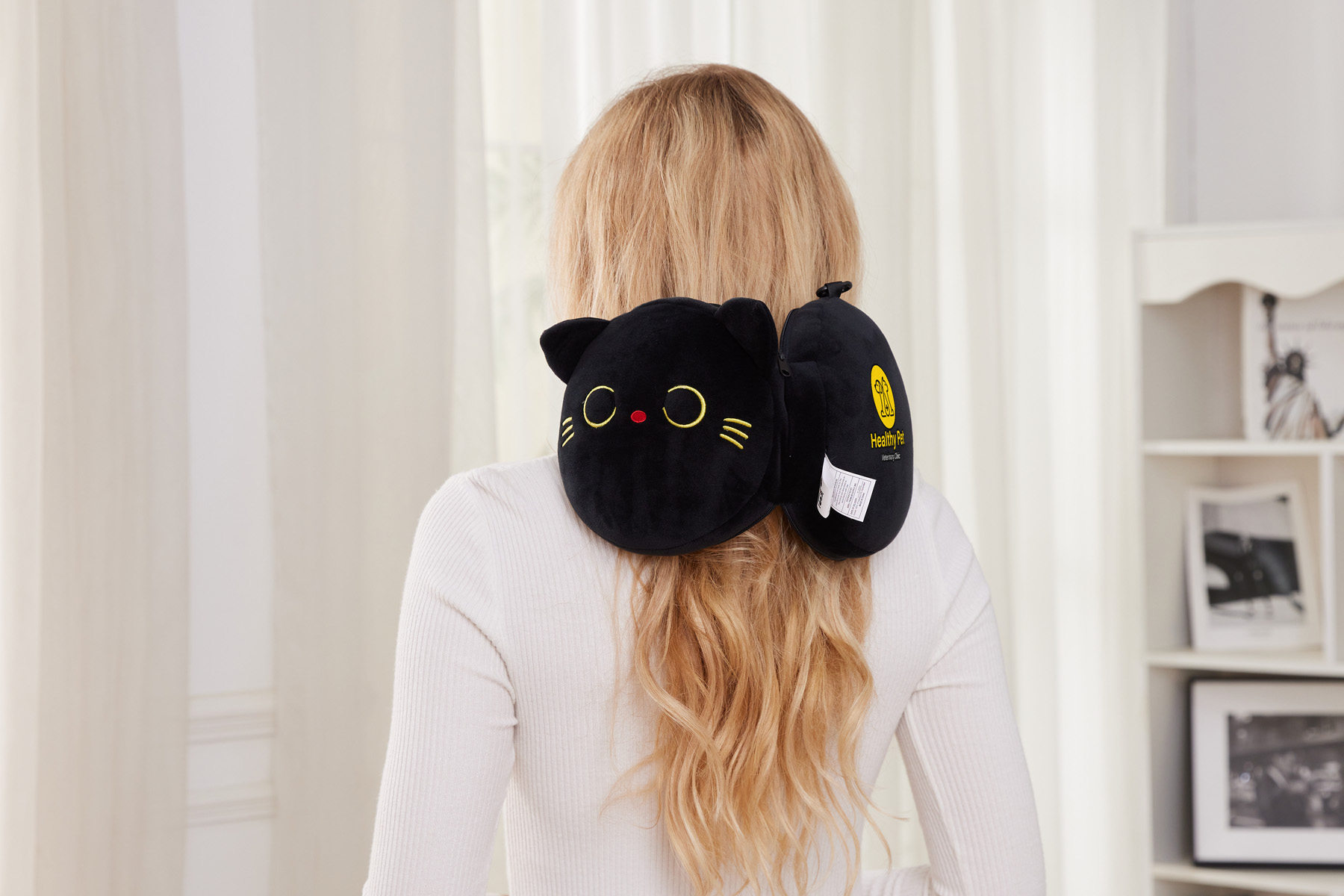 Comfort Pals™ Cat 2-in-1 Pillow Sleep Mask 8