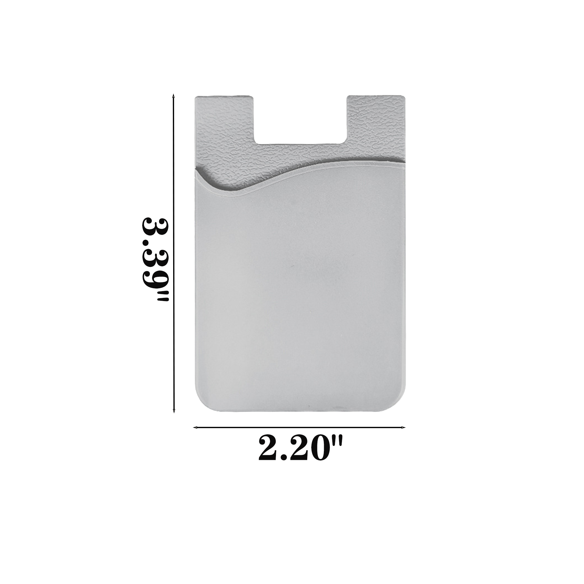 Silicone Phone Back Sticker Card Sleeve 2
