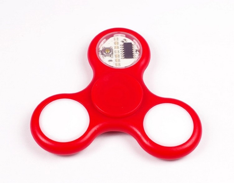 Pre-programmed LED Custom Message Light Up Fidget Spinner 9