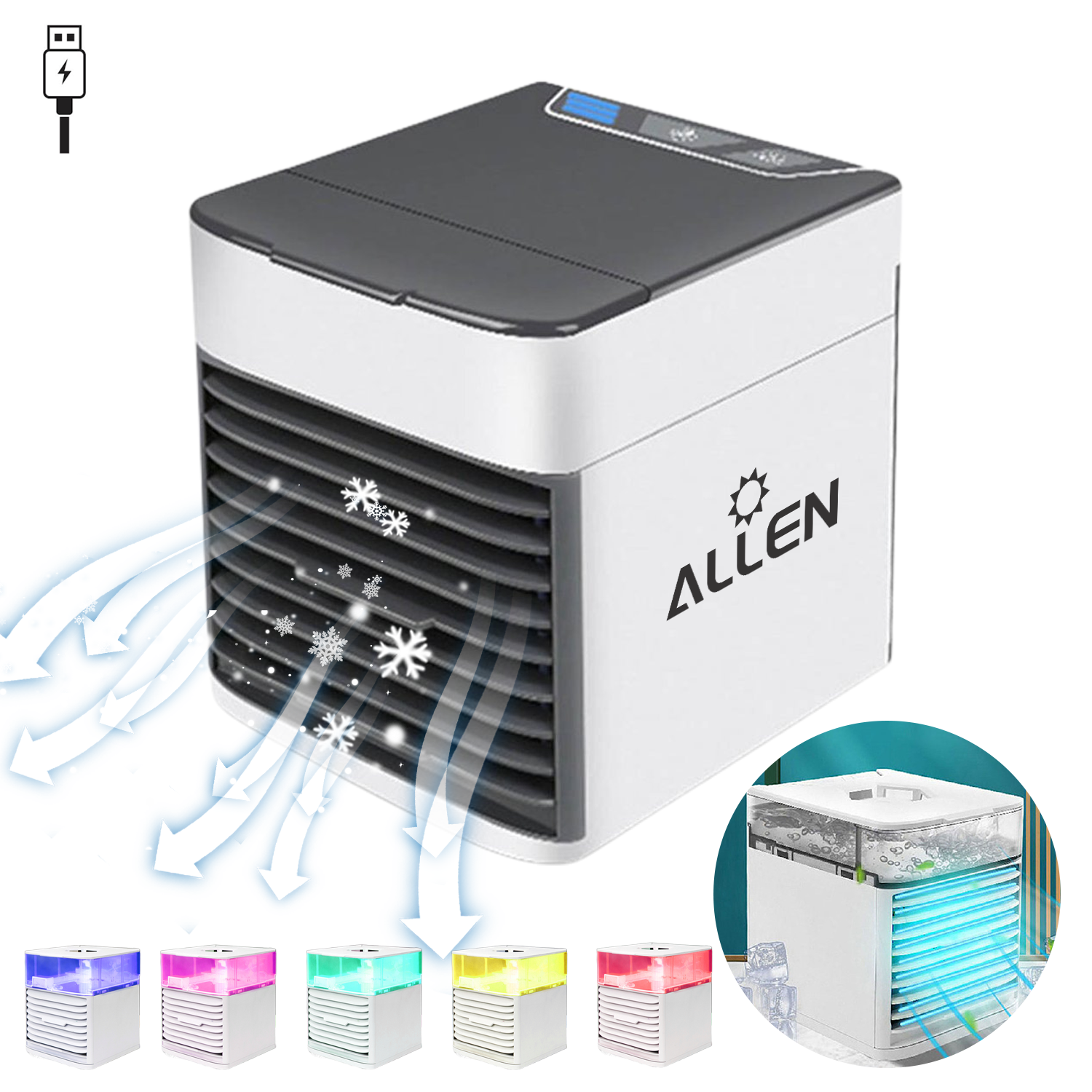 Usb Mini Evaporative Air Cooler For Room 2