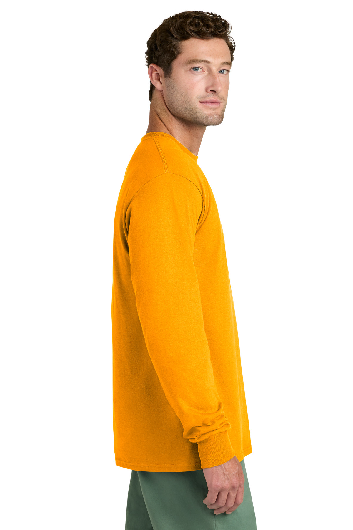 Port & Co Long Sleeve Core Cotton Tee. PC54LS 117