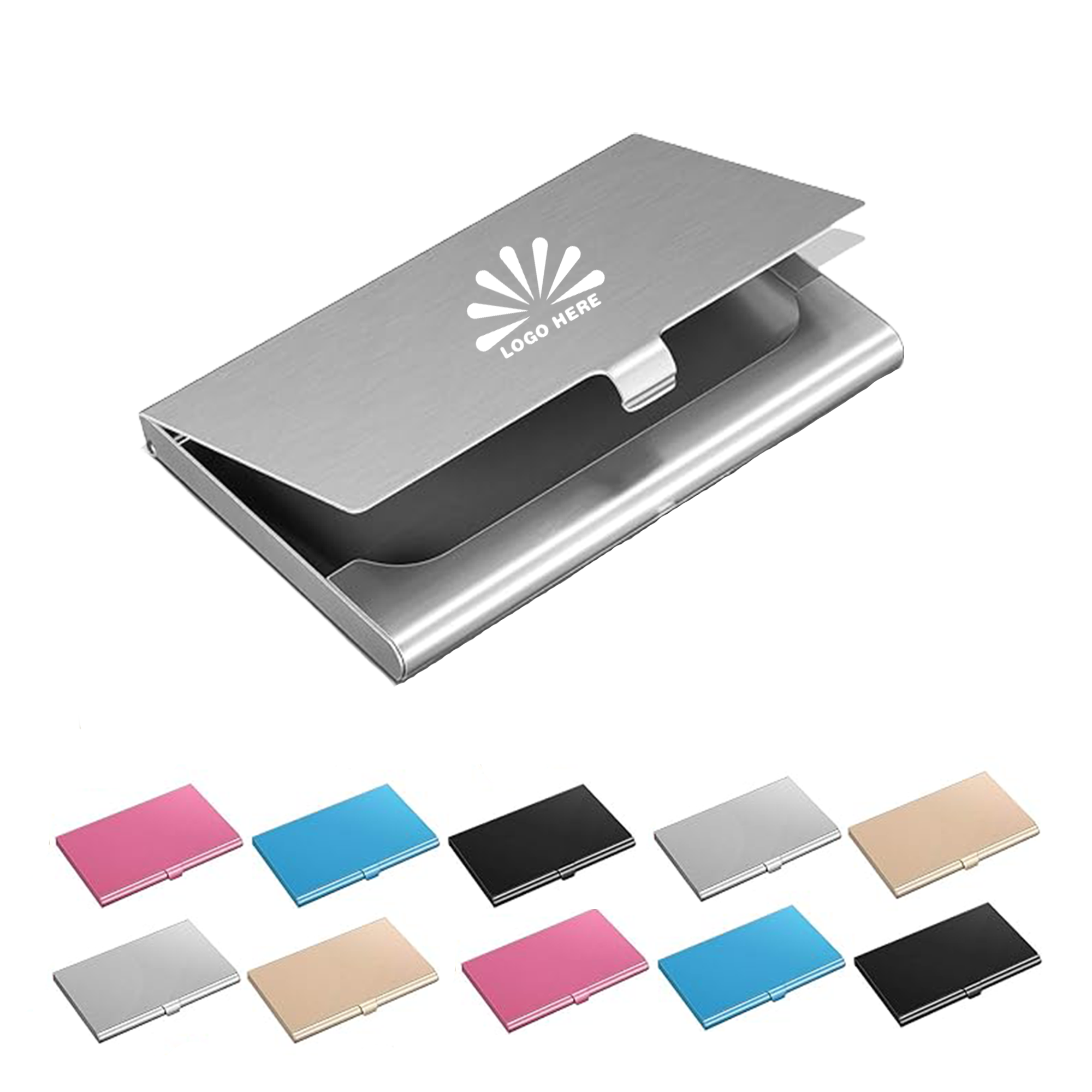 Aluminum Alloy Business Card Holder 2