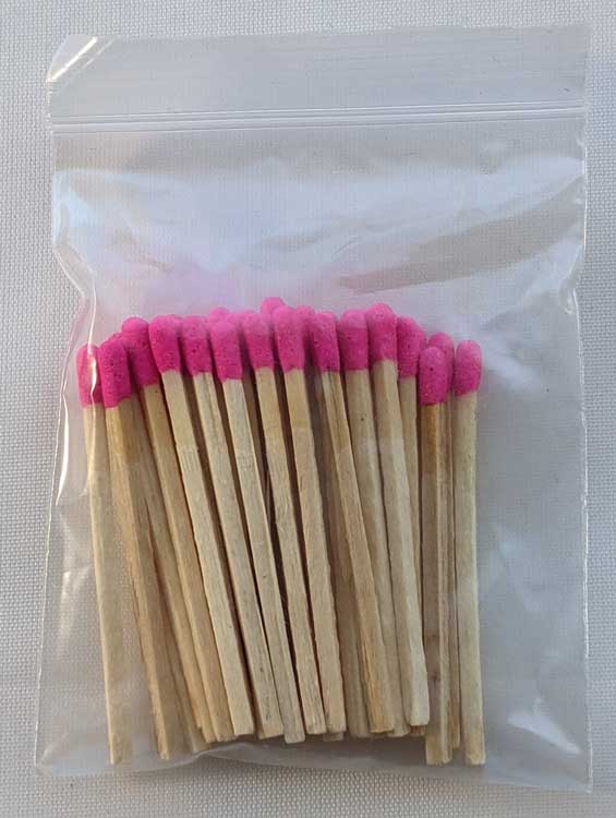 47mm (approx. 2 in.) Bulk Wooden Match Sticks - (approx)50 ct. bags 5
