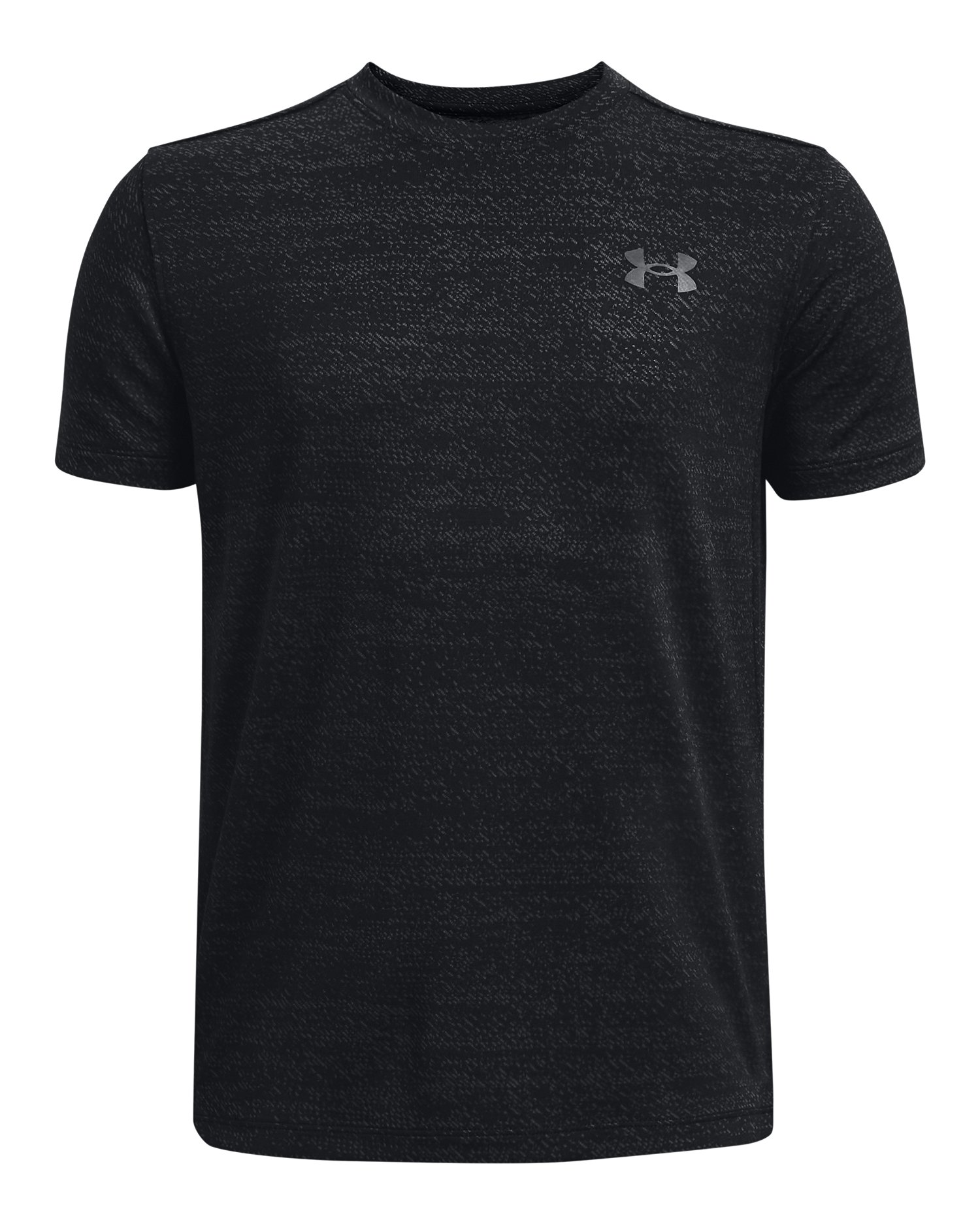 UA Tech Vent Jacquard Boys' Short Sleeve 2
