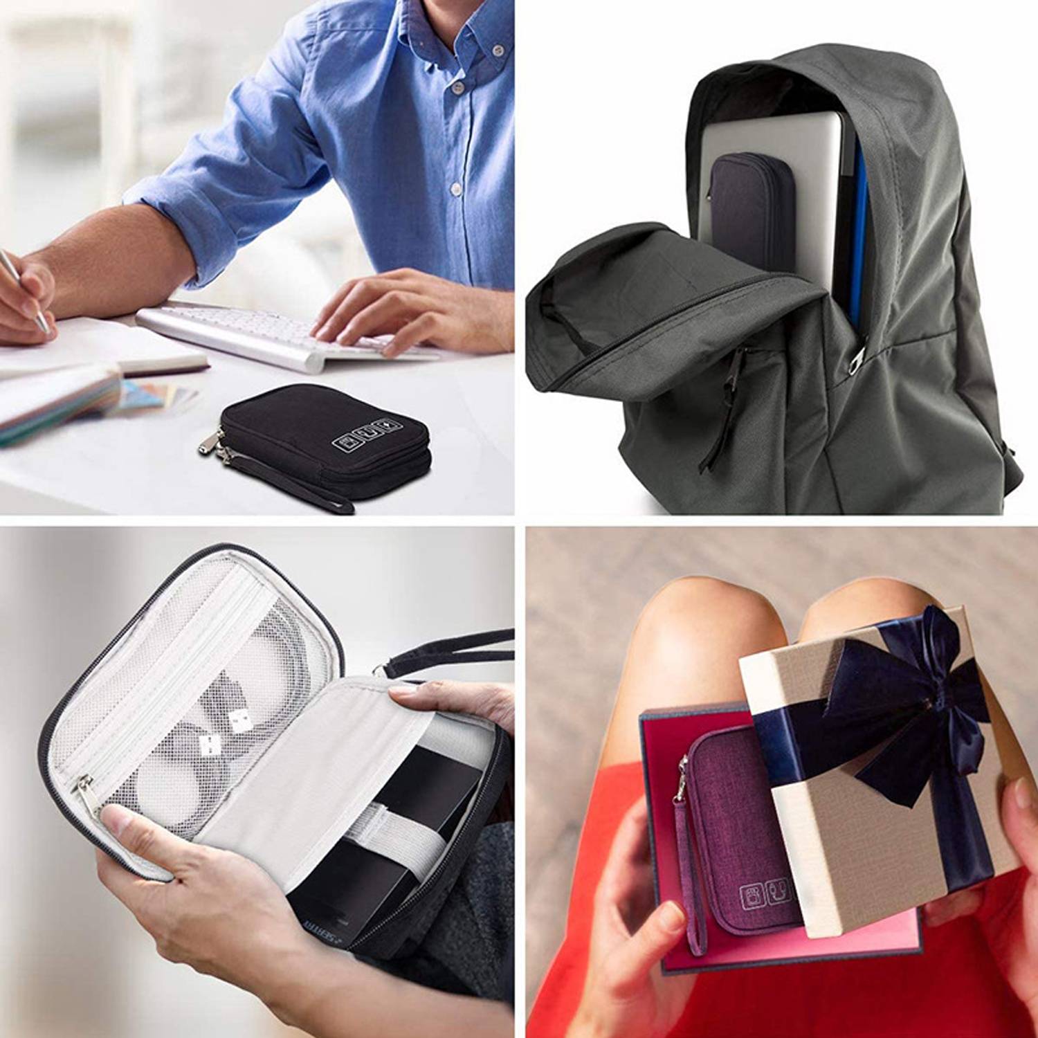 Portable Mini Multifunctional Data Cable Charger Digital Bag 3