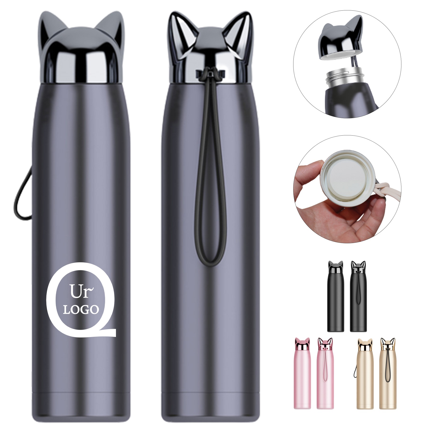 11Oz Fox Stainless Steel Insulated Cup