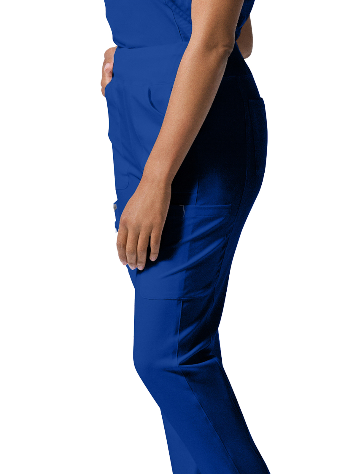 Landau - Forward - Women's Seven-Pocket Mid-Rise Rib-Knit Elastic Waist Jogger Pant 29