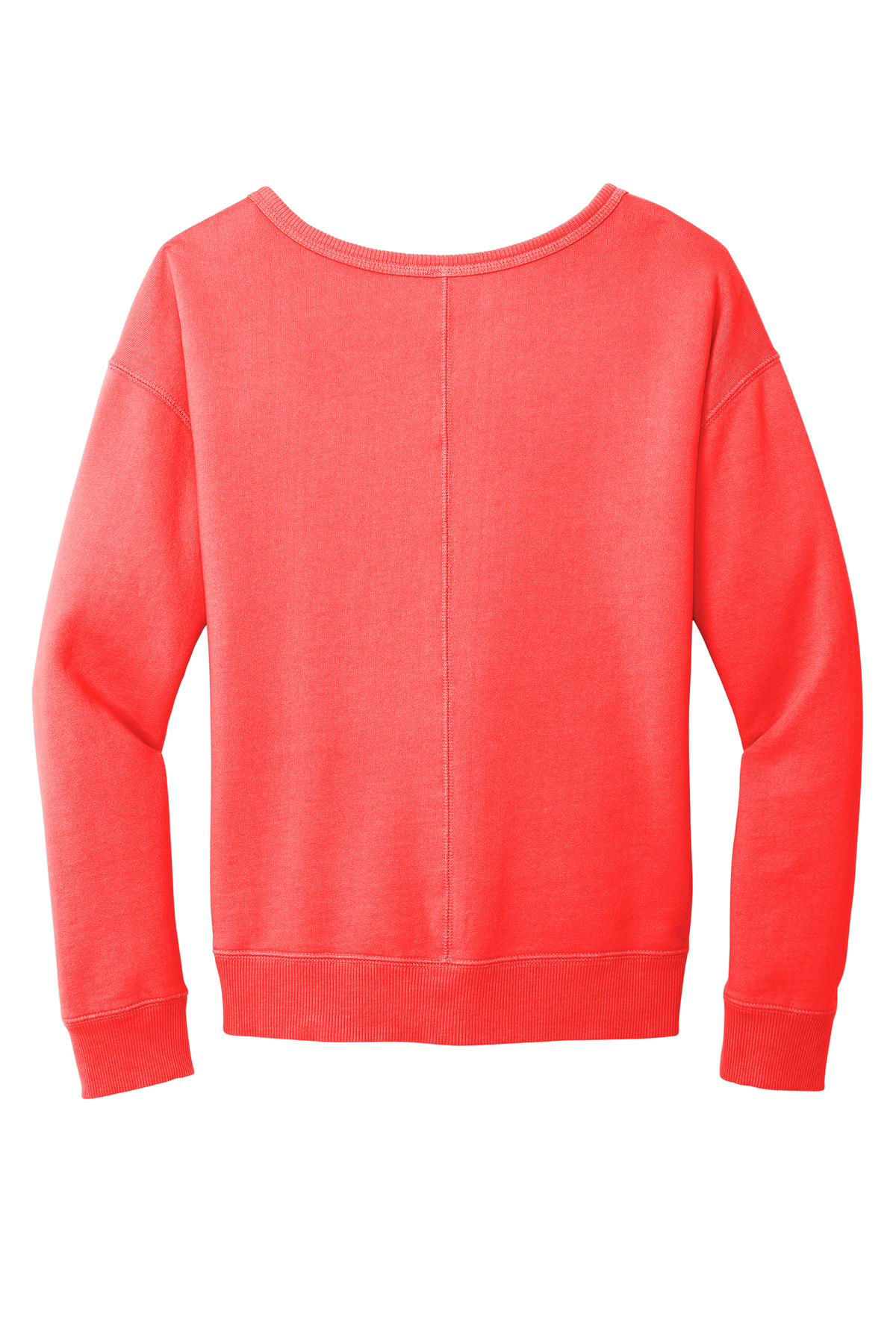 Port & Co Women's Beach Wash Garment-Dyed V-Neck Sweatshirt LPC098V 12