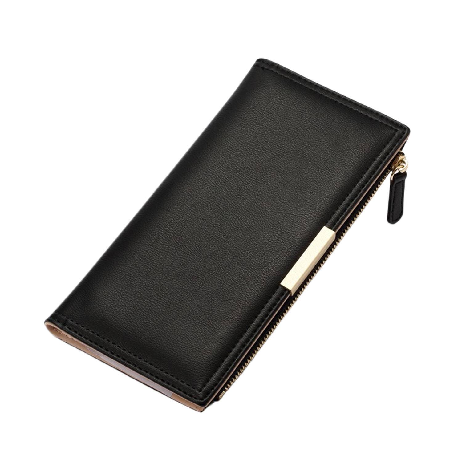 Women RFID Blocking PU Leather Wallet Multiple card slots 1