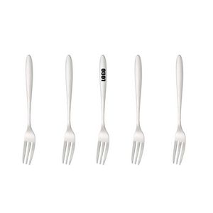 3 Teeth Stainless Steel Fruit Dessert Fork 4
