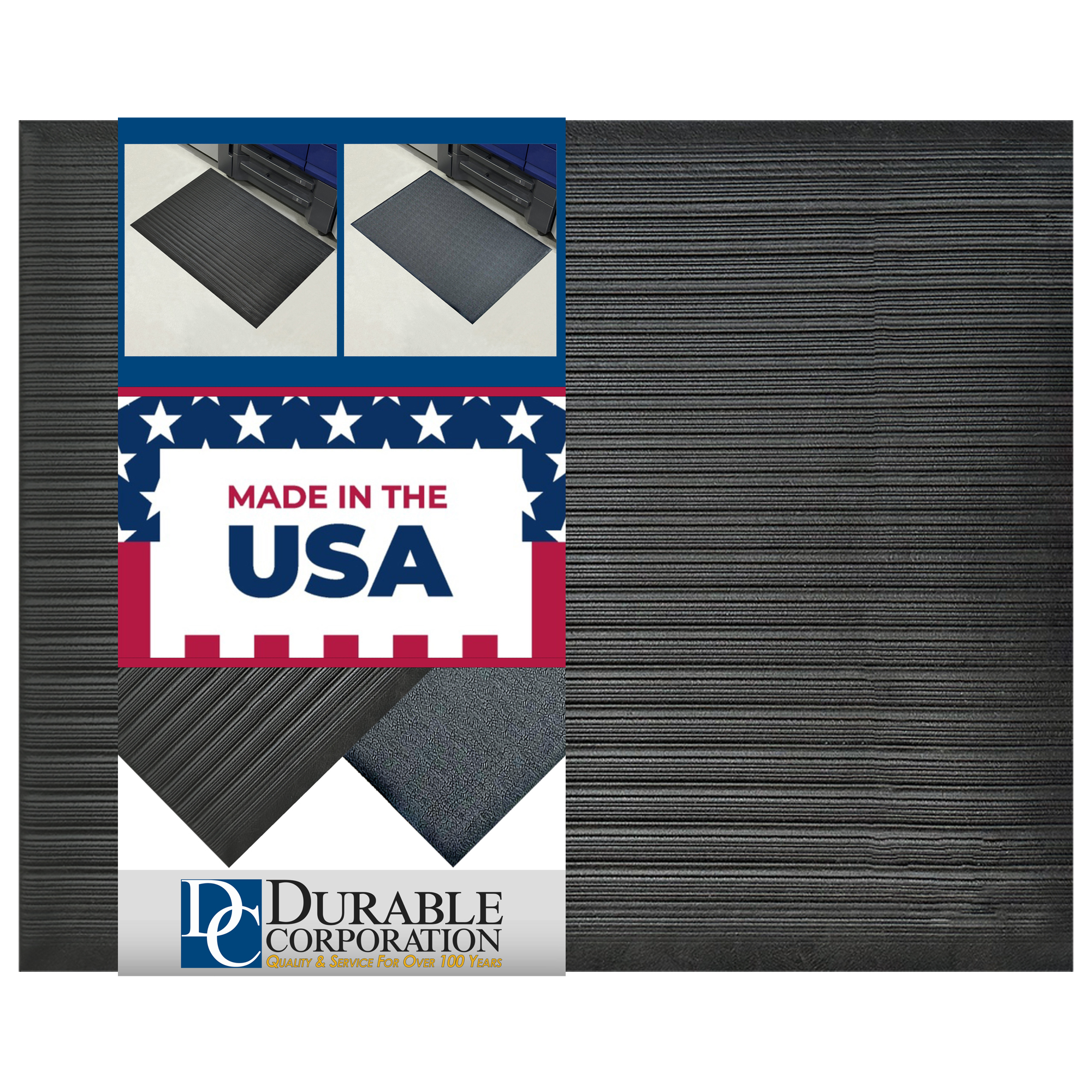 3/8" Vinyl Sponge -Ribbed 1