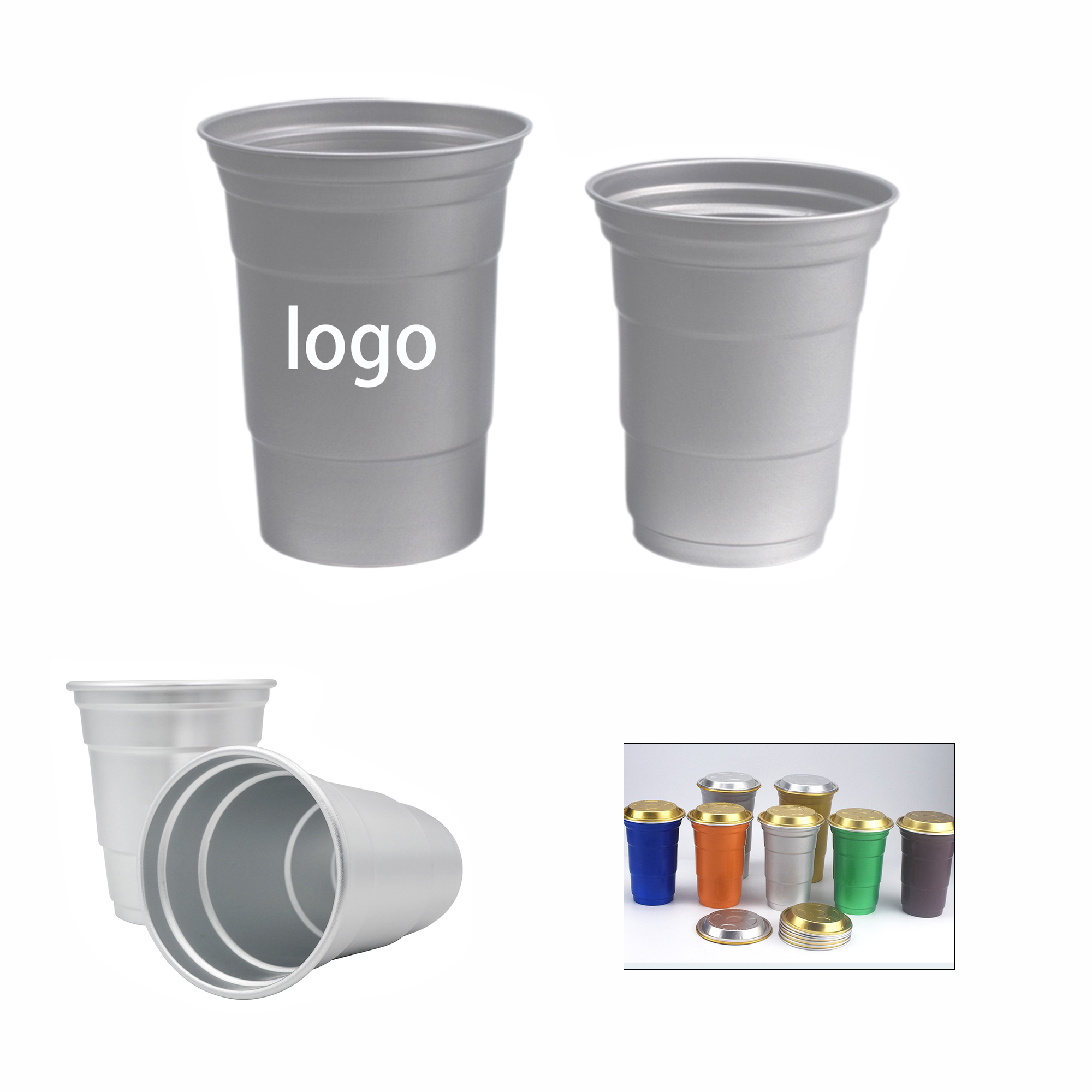 Disposable Aluminum Cup MOQ 10pcs 2