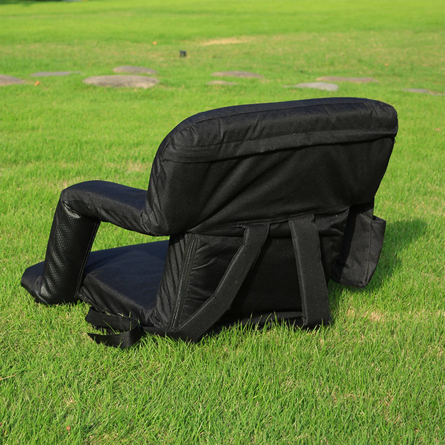 Heated stadium seat cover without battery 6