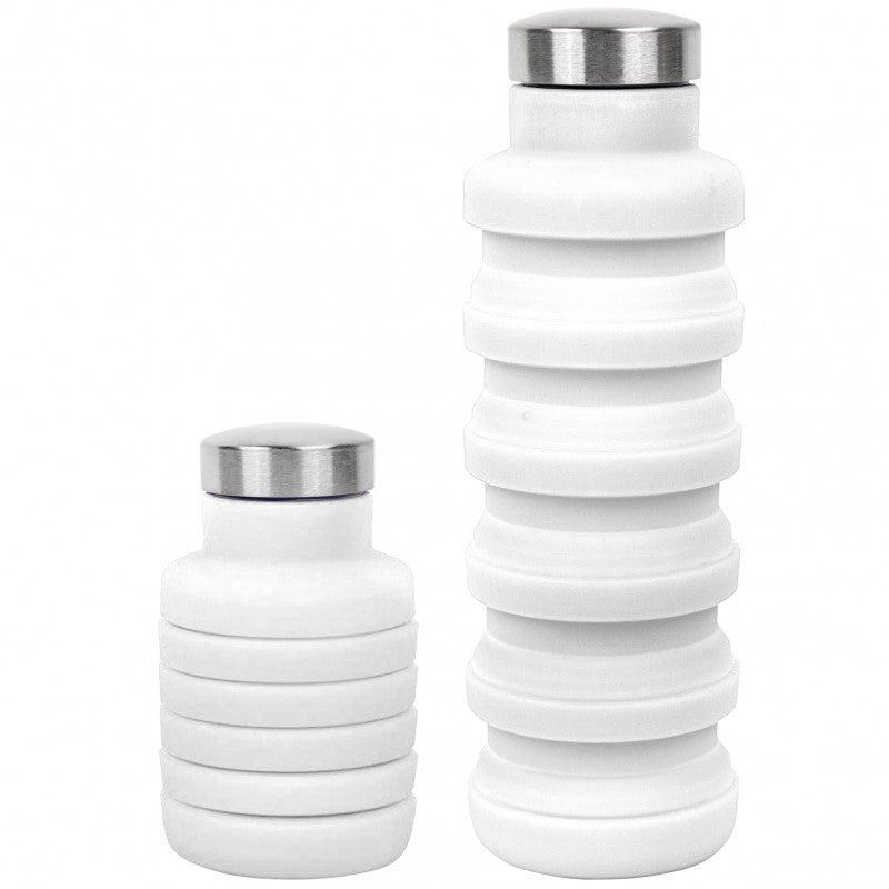 17 oz Collapsible Silicon Water Bottle 2
