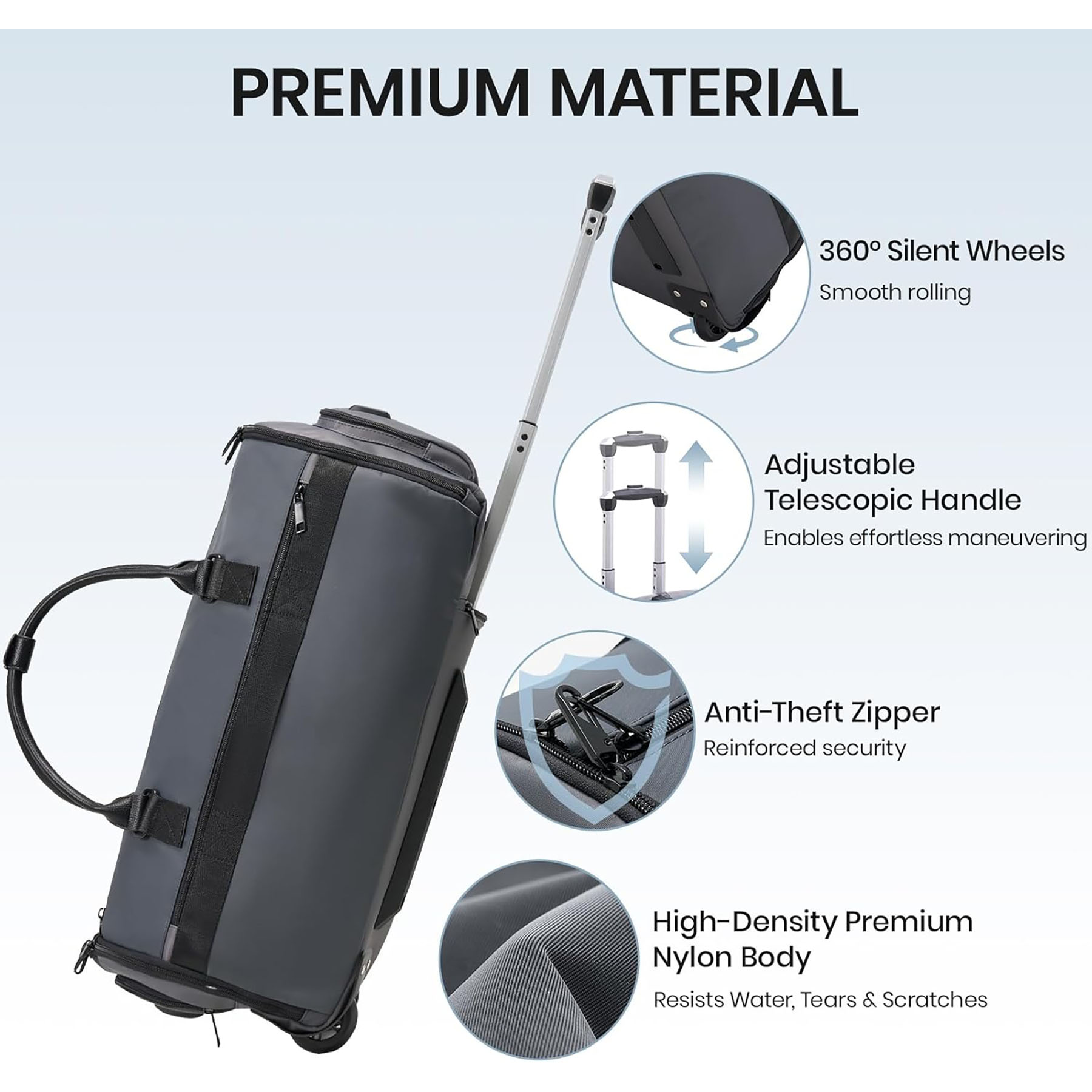 Wheeled Duffel Bag 8