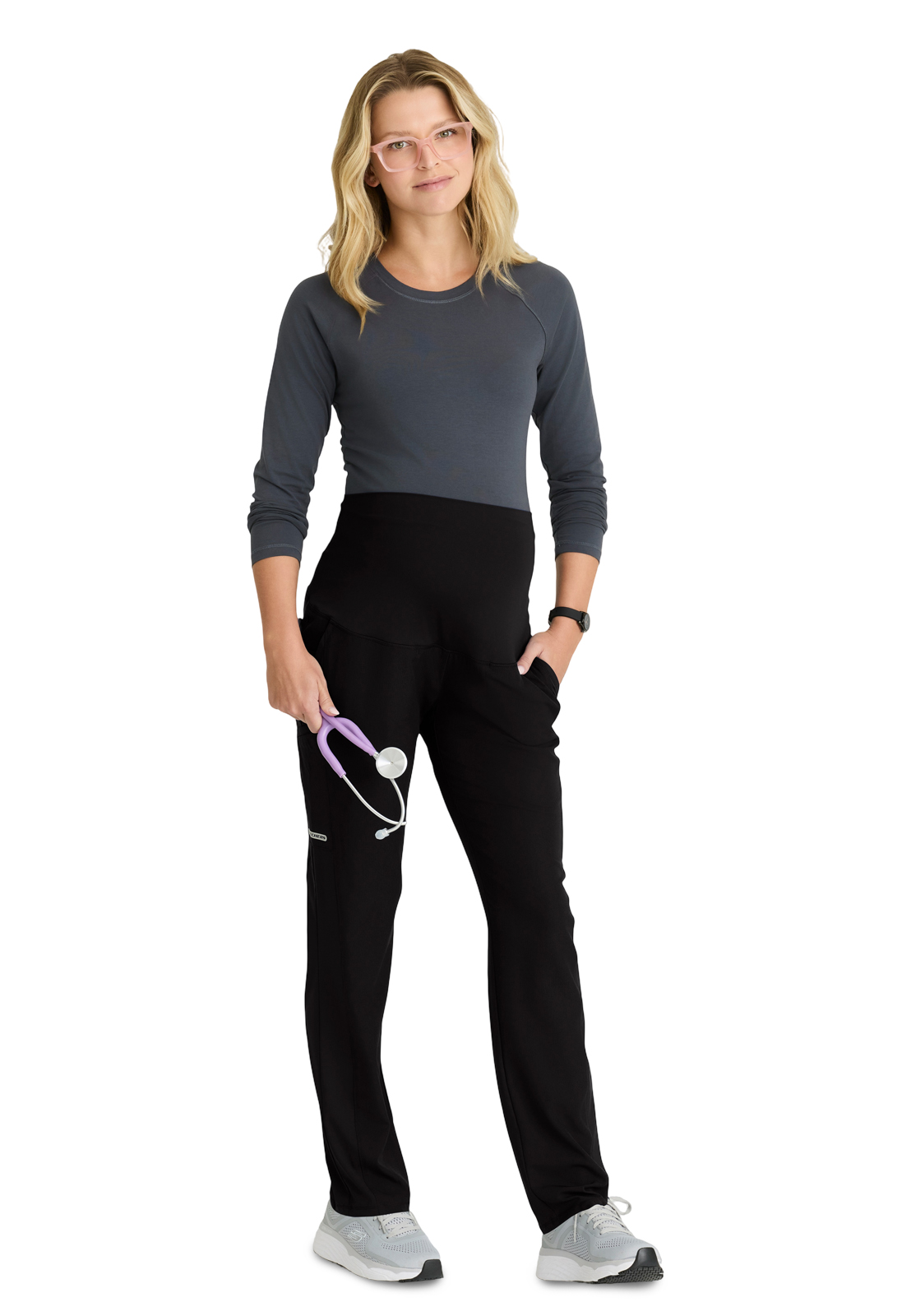 Skechers - Women's Seven-Pocket Knit Waistband Nurture Maternity Scrub Pant 6