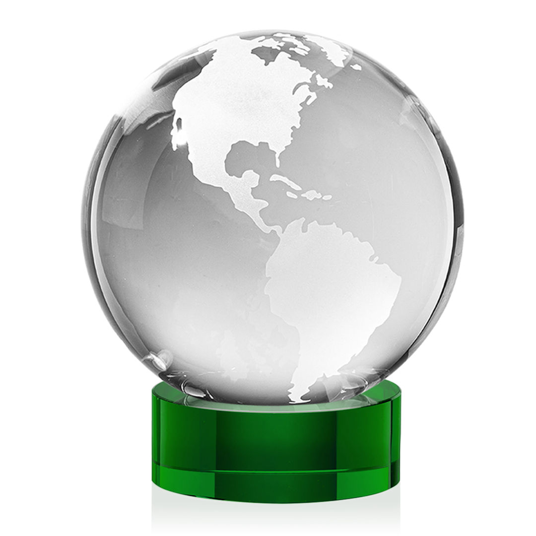 Globe Award on Stanrich Base - Green 15