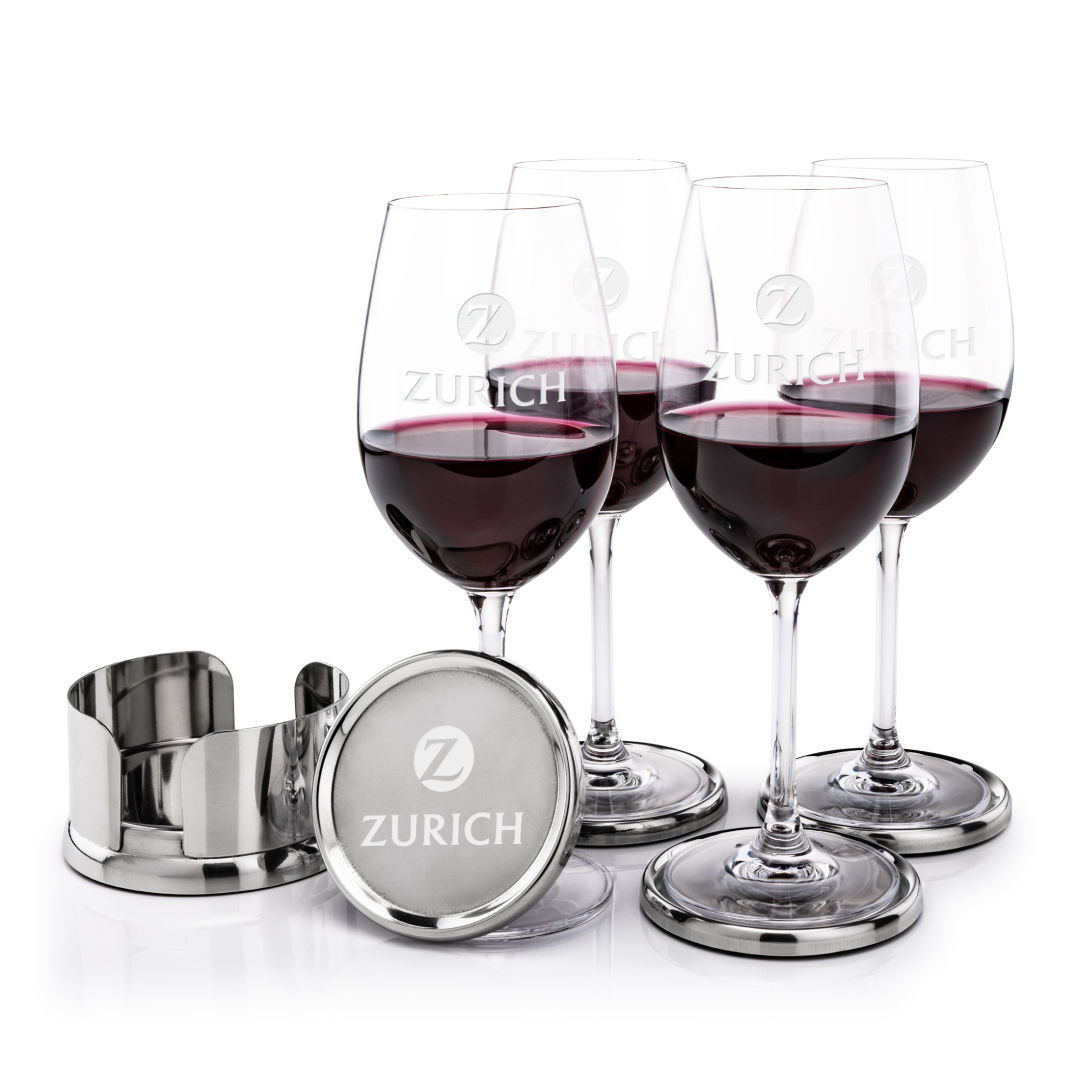 Baldoni Coasters & Coleford Wine Set