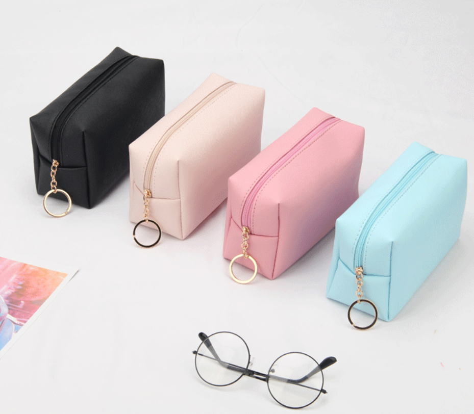 Zippered PU Cosmetic Bag 1