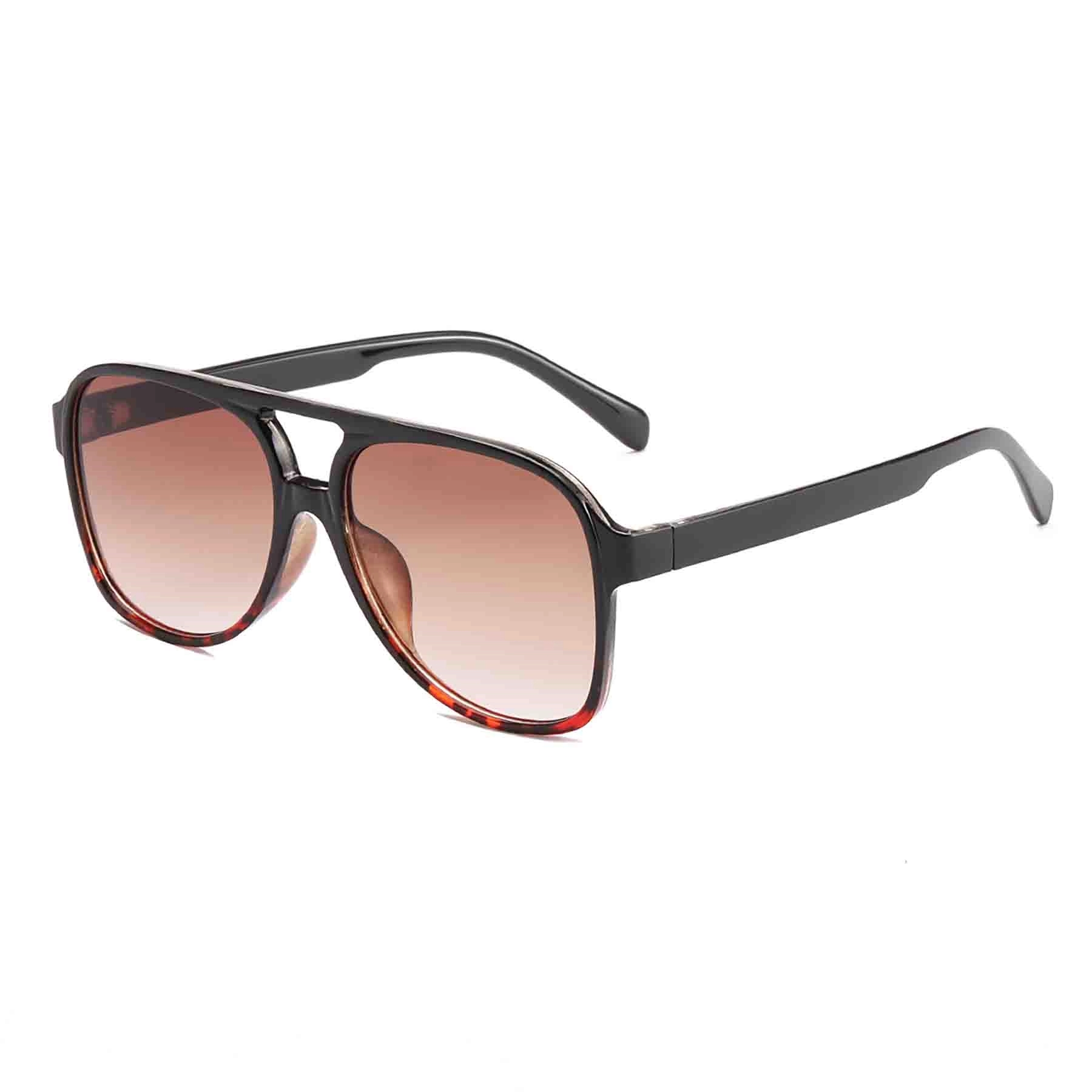Uv400 Vintage Sunglasses Large Squared Aviator Frame 15