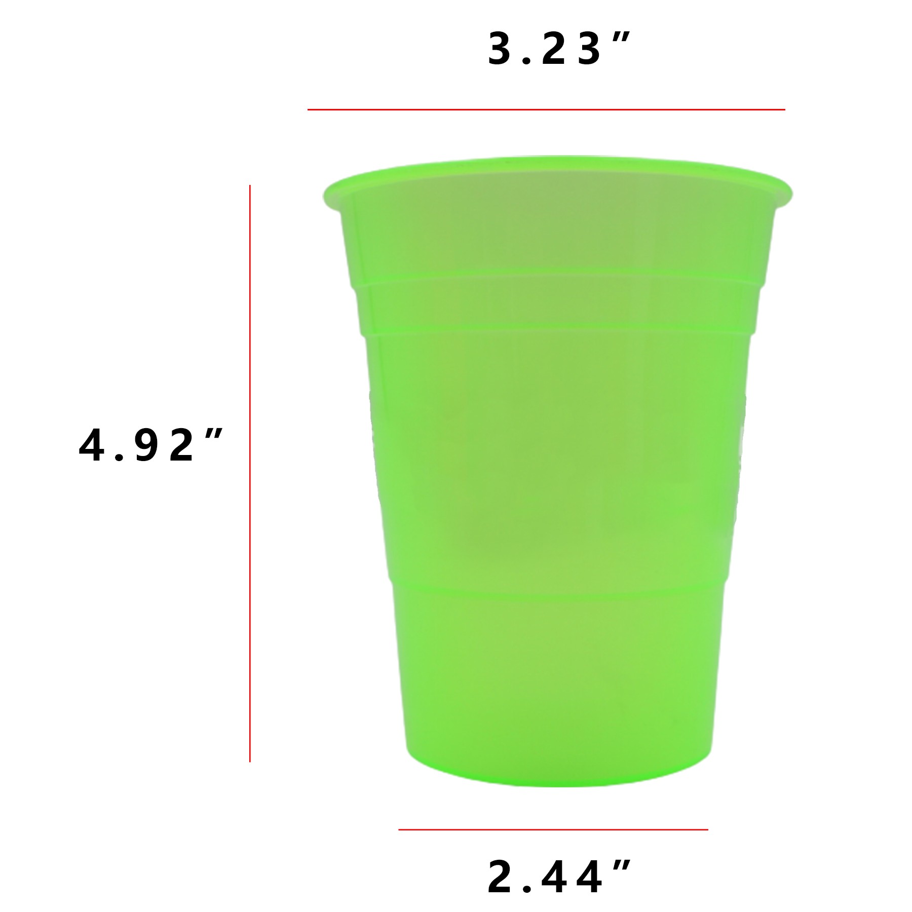 16 Oz Night Party Water Cup 3