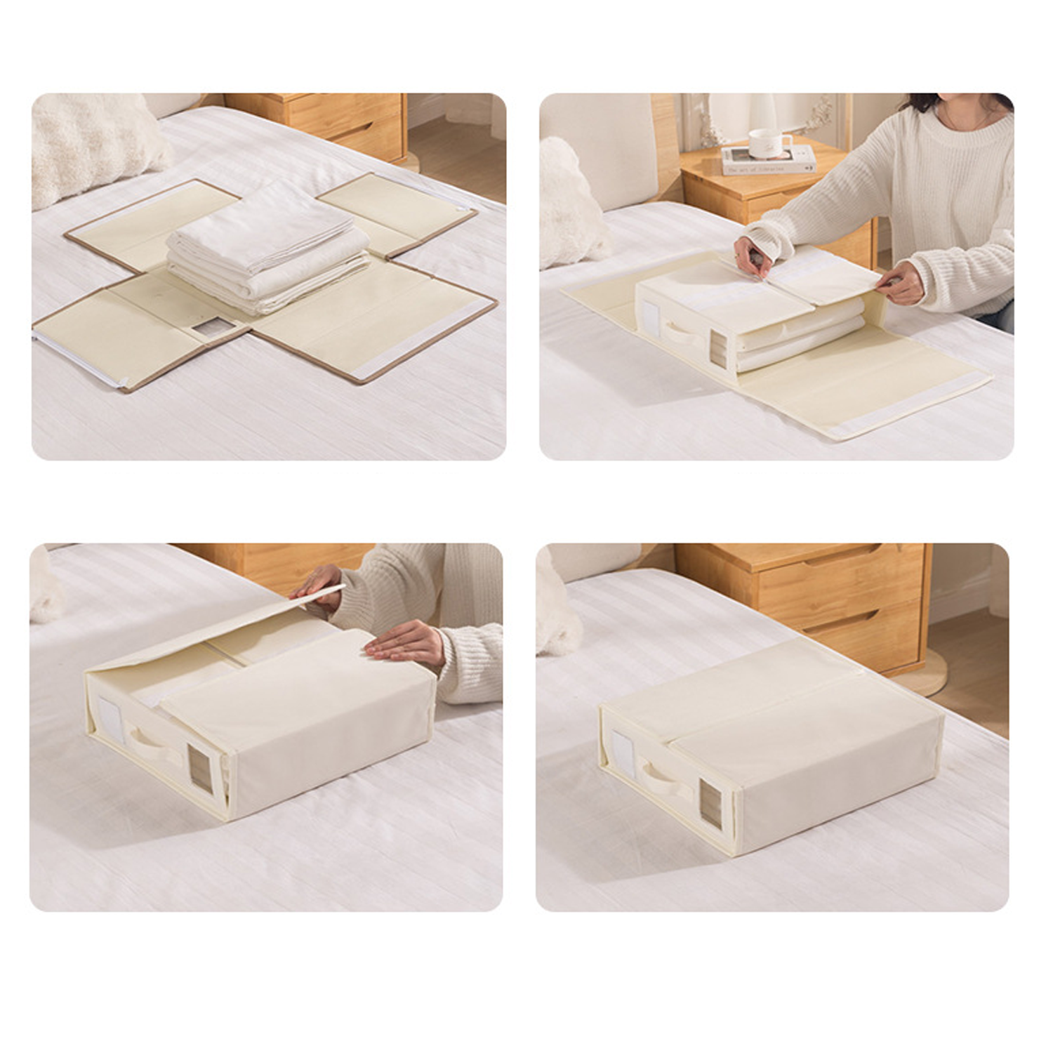 Foldable Oxford Bed Sheet Organizer 3