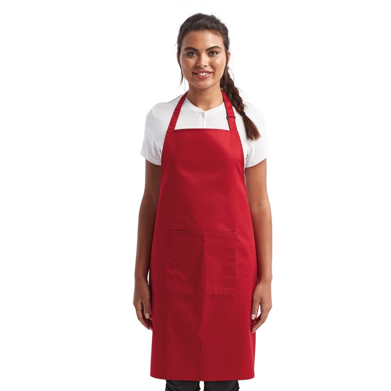 Artisan Collection By Reprime Unisex 'Colours' Recycled Bib Apron With Pocket 114