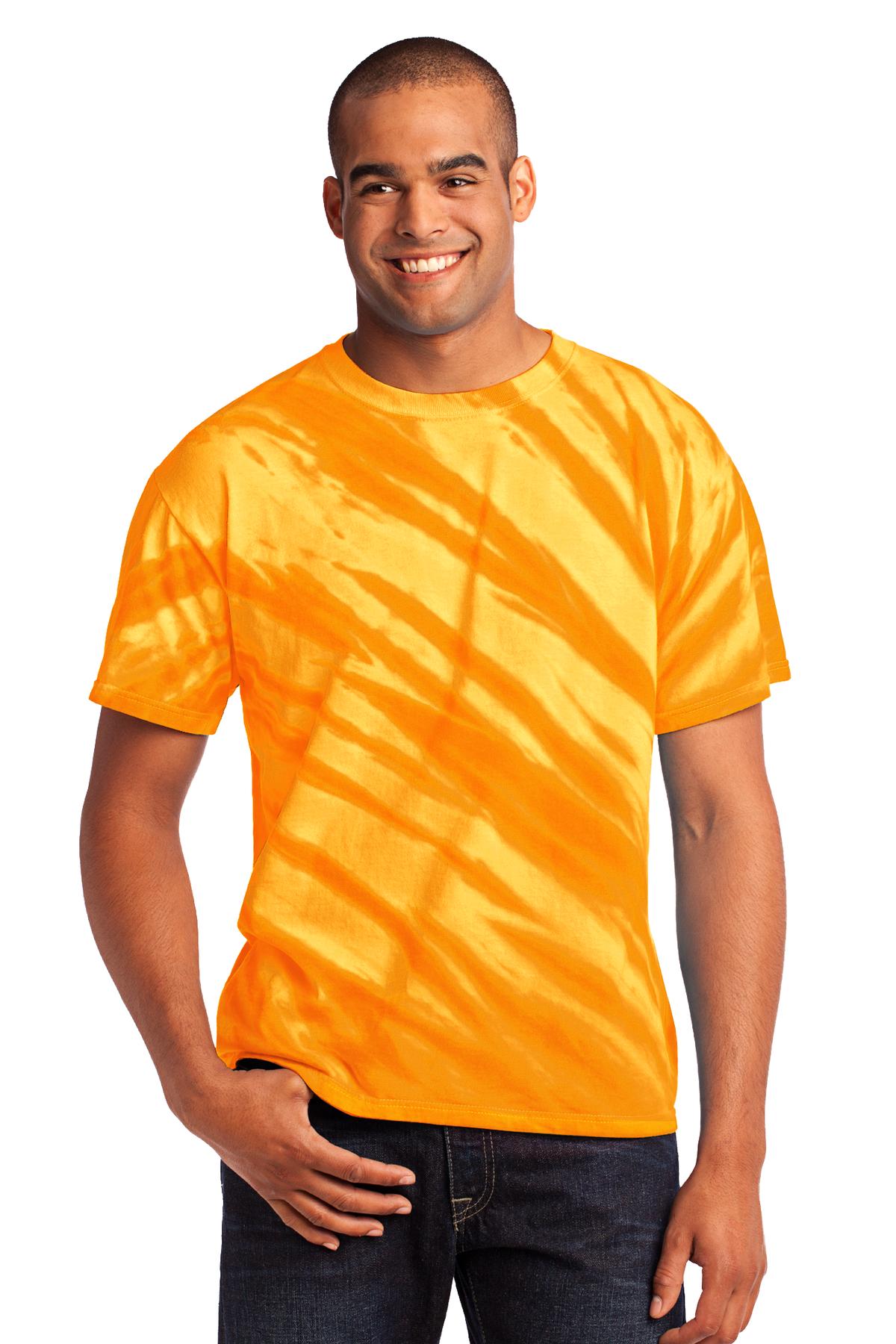 Port & Co Tiger Stripe Tie-Dye Tee. PC148 9