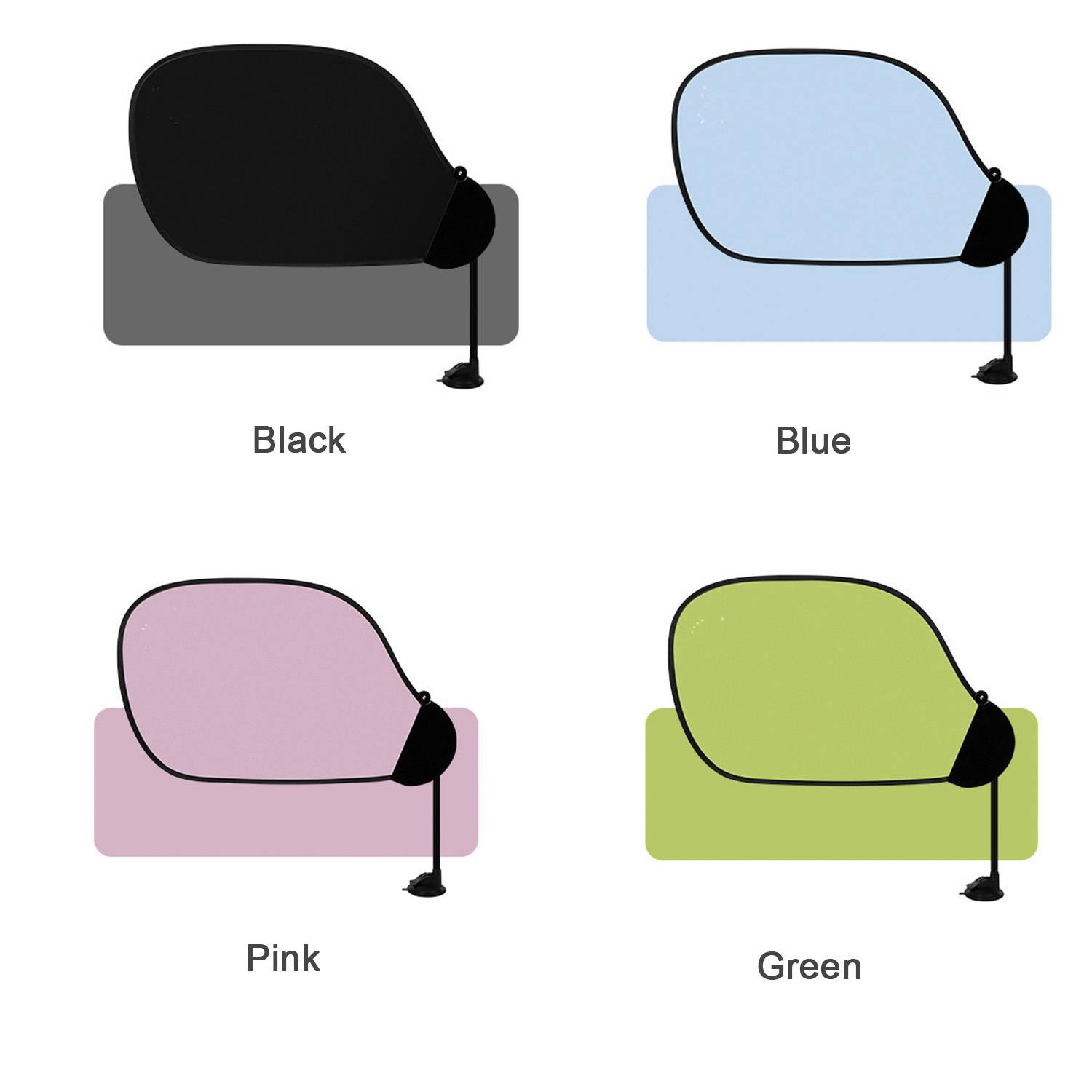 Car Sun shade W/Sucker 11