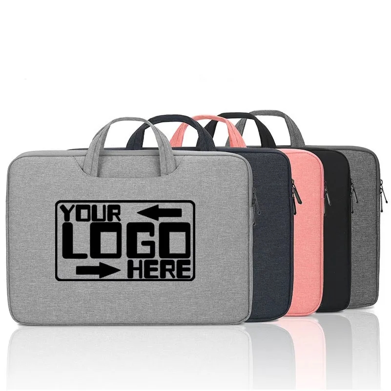 Laptop Sleeve w/ Handle & Two Zippered Compartments 11