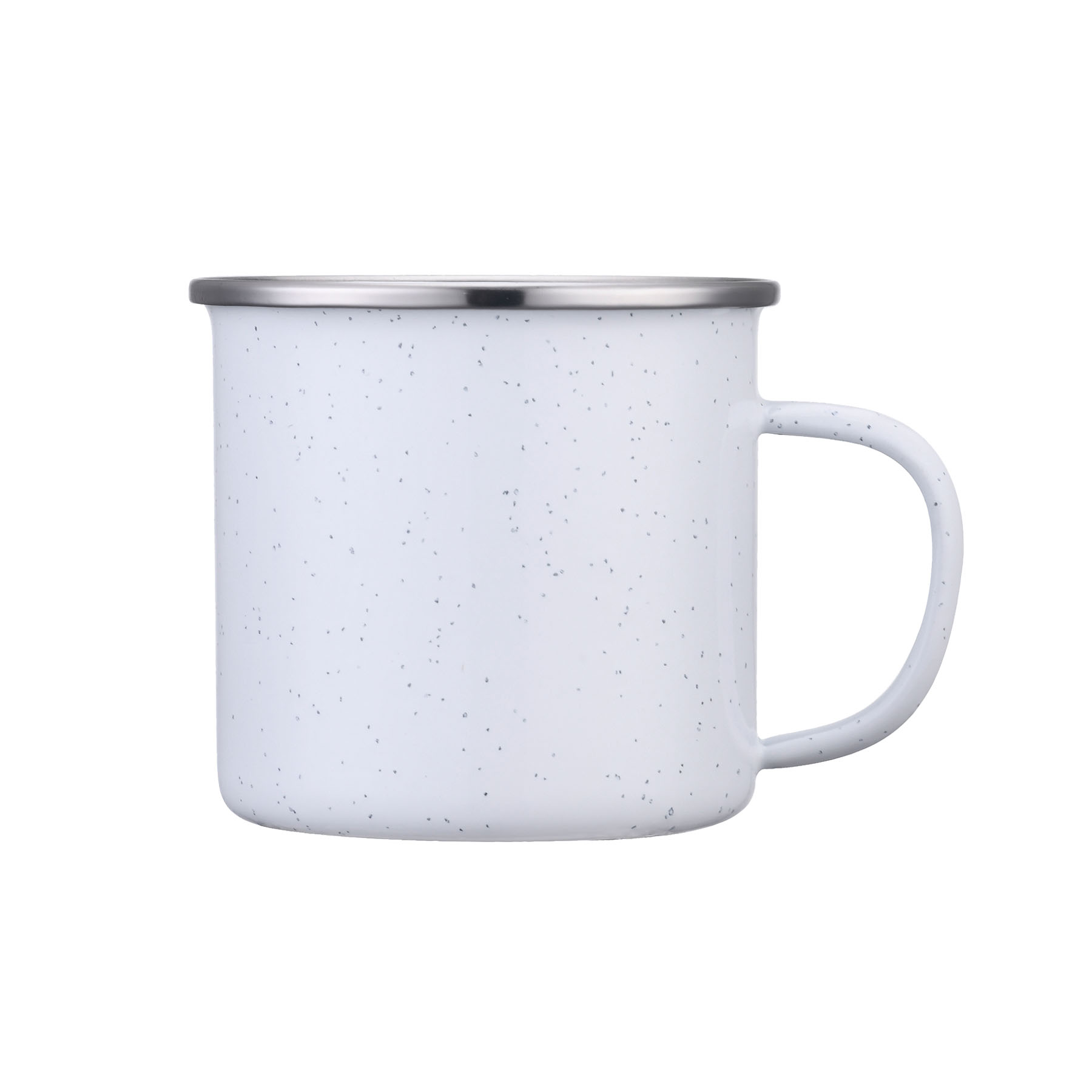 16 oz. Speckled Campfire Enameled Lined Iron Coffee Mug 7