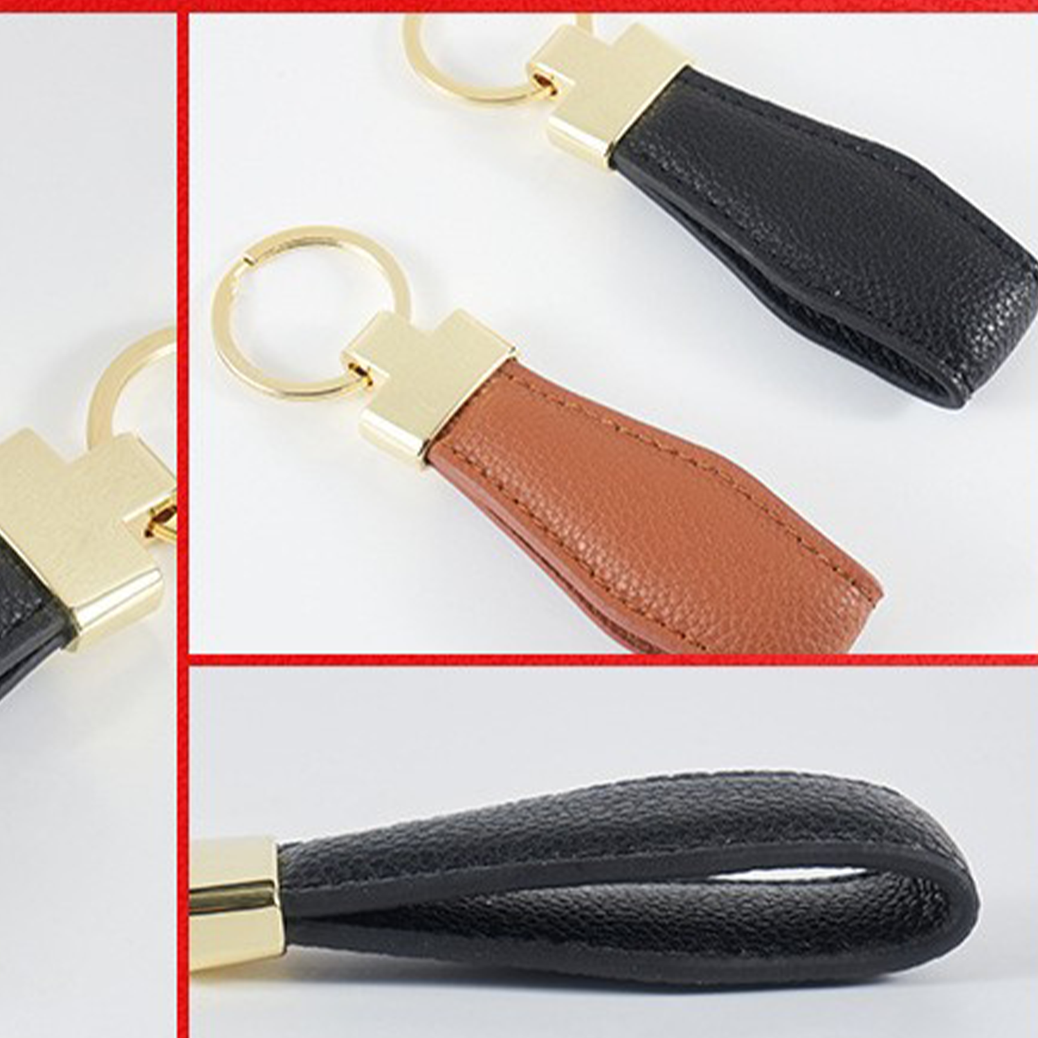 PU Leather Car Keychain 6