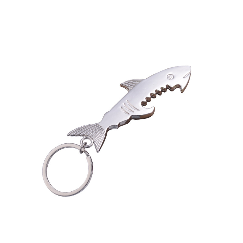 Shark-shaped corkscrew keychain 1