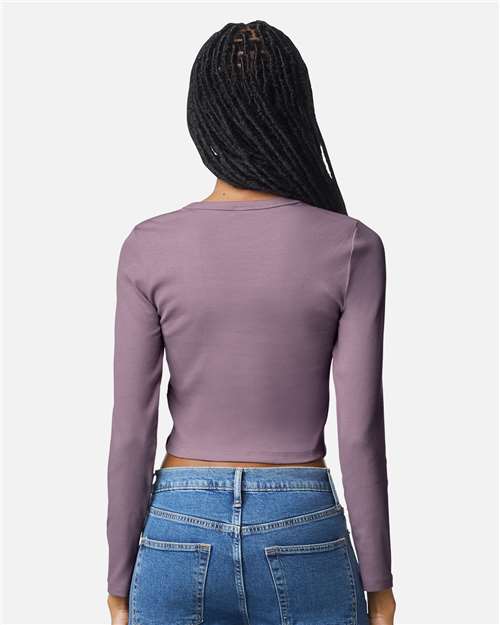 Women's Baby Rib Long Sleeve Fitted Tee - BR2107 39