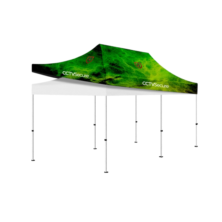 10' x 20' Double-Layer Tent Canopy Cover - canopy graphic Full Bleed Dye-Sublimation 1