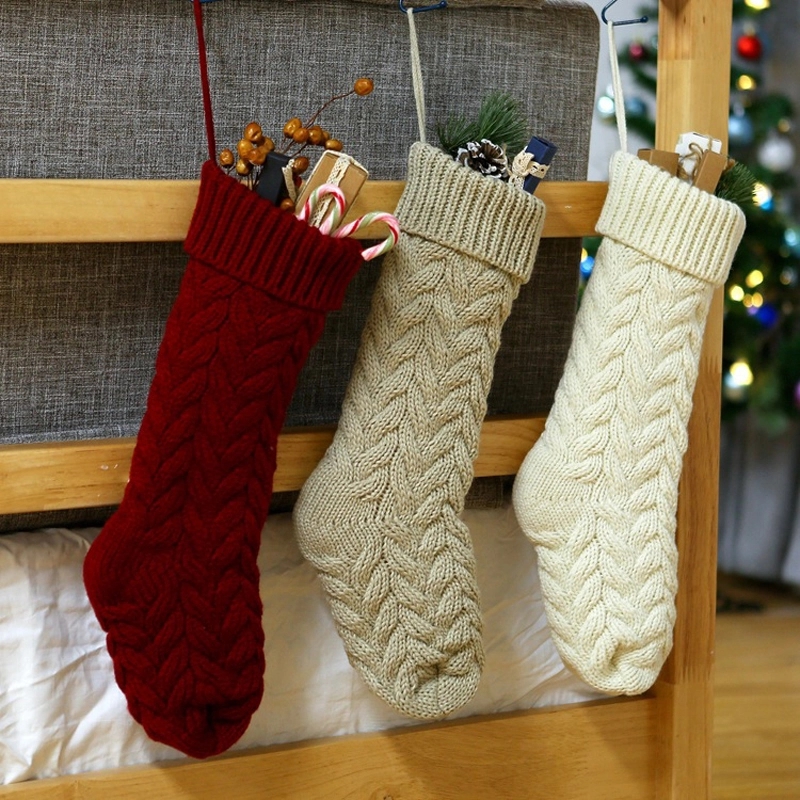 Knitted Christmas Stocking 3